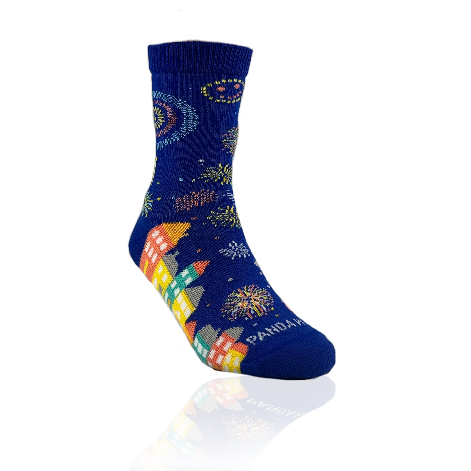 Fire Works Over the City Socks from the Sock Panda (Ages 3-7)