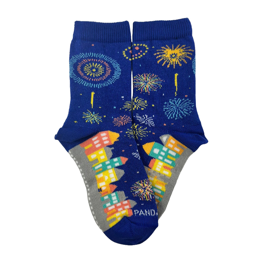 Fire Works Over the City Socks from the Sock Panda (Ages 3-7)