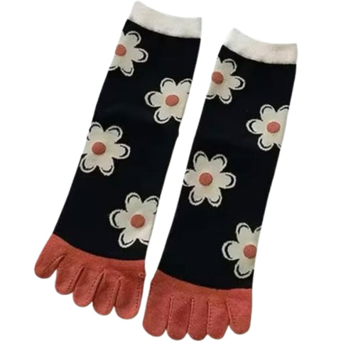 Flower Toe Socks (Adult Medium - Women's Shoe Sizes 5-10)