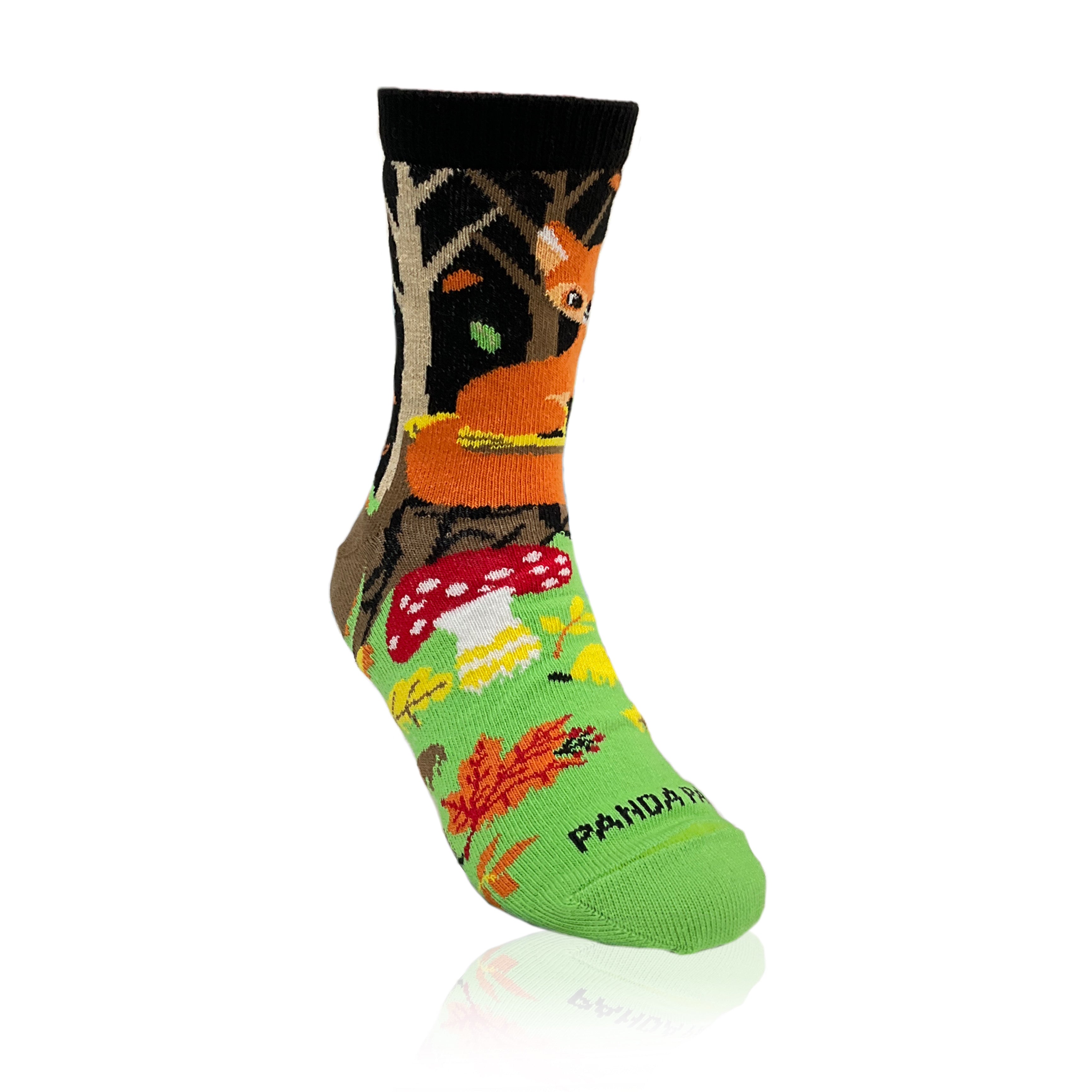 Fox in the Woods Socks from the Sock Panda (Ages 3-7)