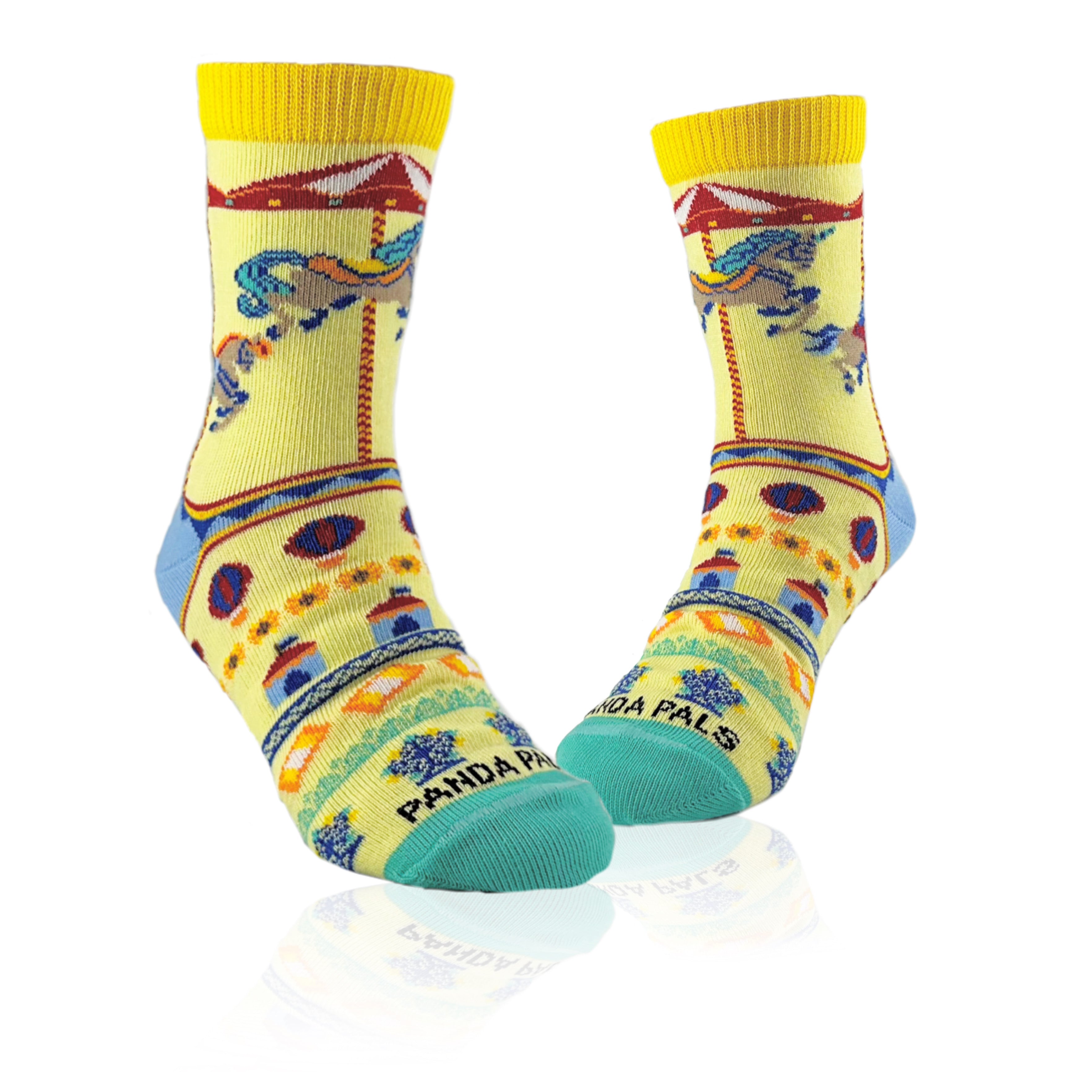 Fun Carousel Socks from the Sock Panda (Ages 3-7)