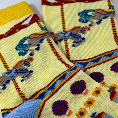 Fun Carousel Socks from the Sock Panda (Ages 3-7)