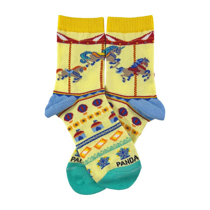 Fun Carousel Socks from the Sock Panda (Ages 3-7)