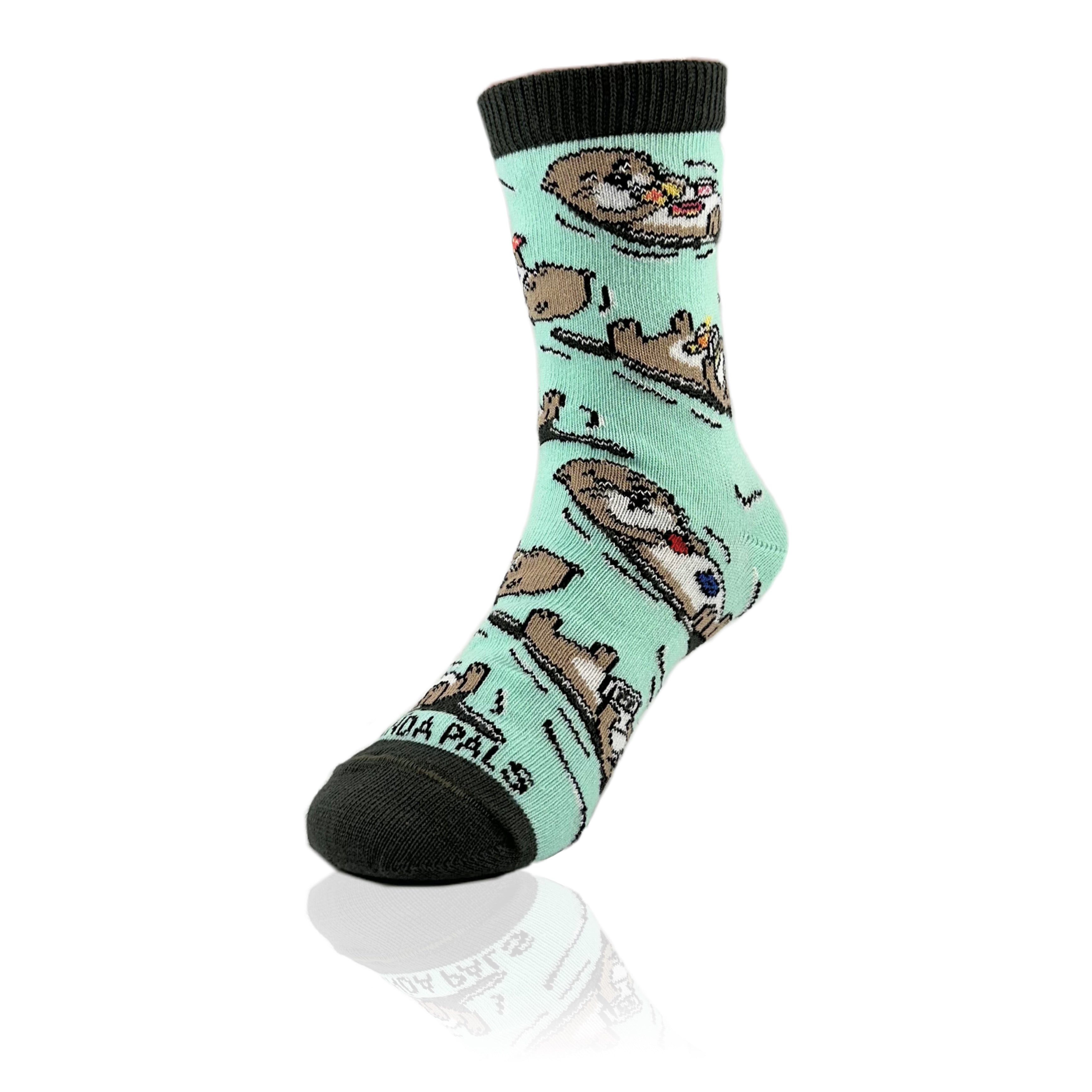 Floating Otters Socks from the Sock Panda (Ages 3-7)