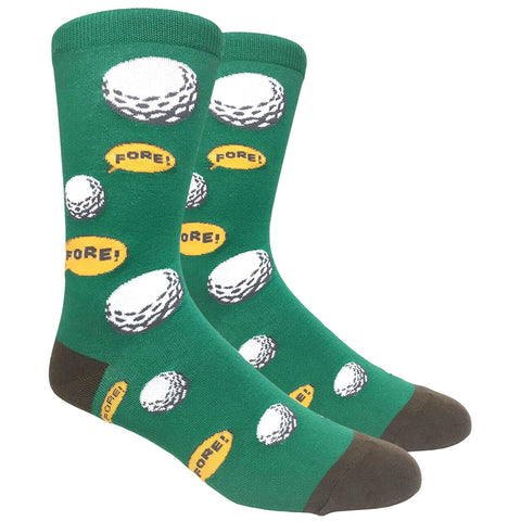 The Golf Nut Set of Socks (Two Pairs) for the Avid Golfer