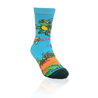 Running Grasshopper Socks from the Sock Panda (Ages 3-7)
