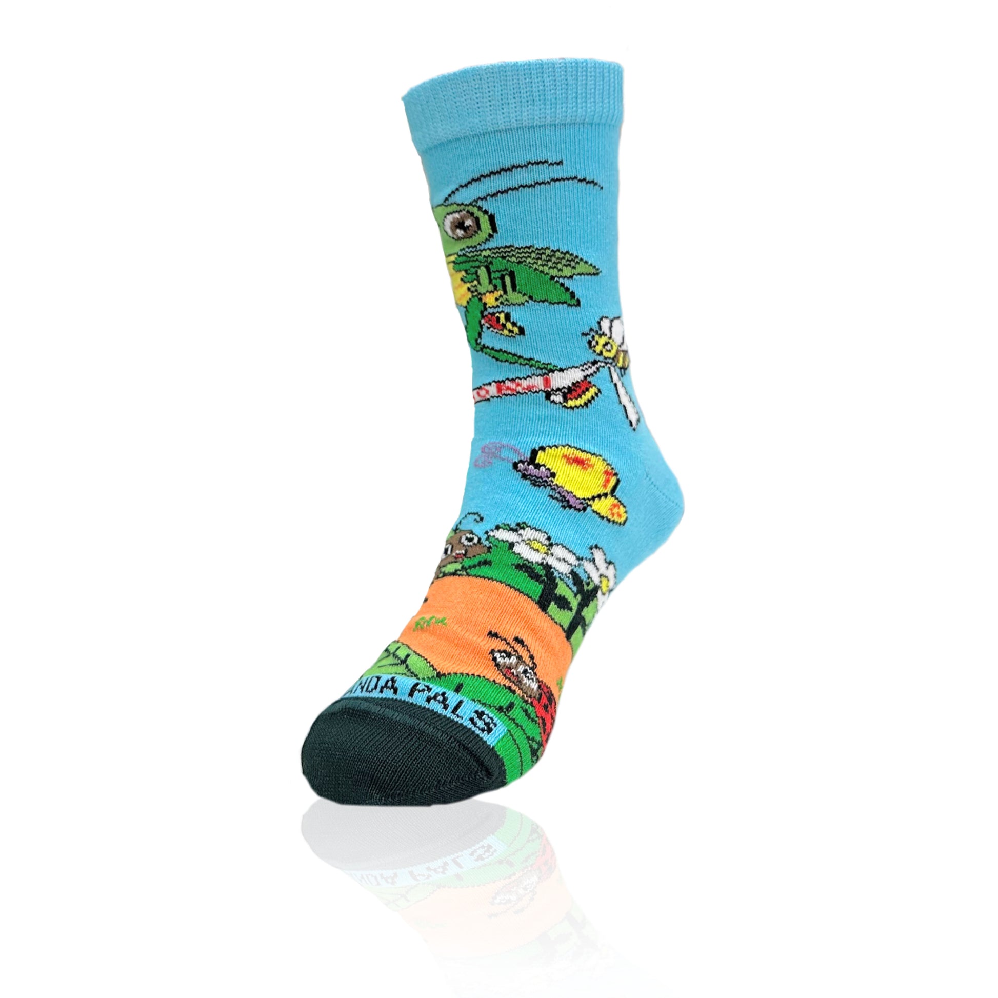 Running Grasshopper Socks from the Sock Panda (Ages 3-7)
