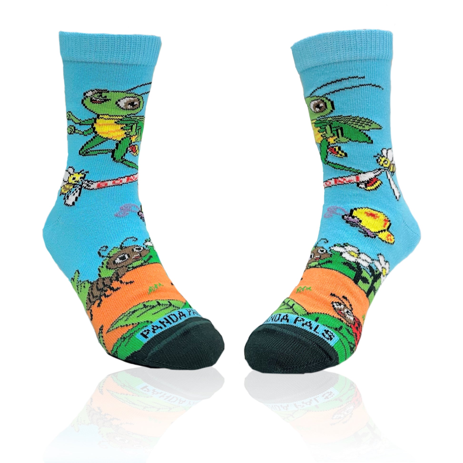 Running Grasshopper Socks from the Sock Panda (Ages 3-7)