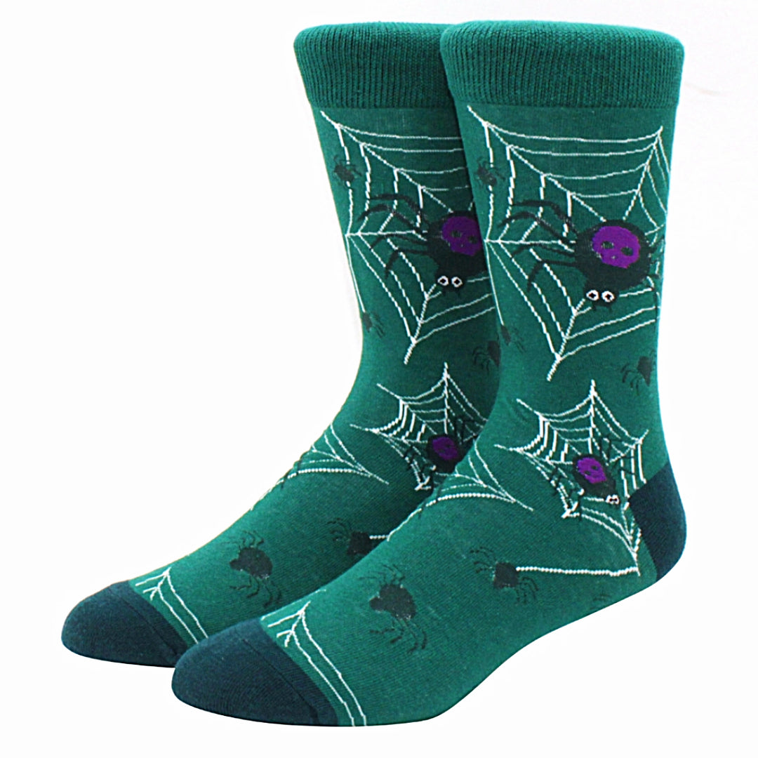 Spider Socks from the Sock Panda (Adult Large - Men's Shoe Sizes 8-12)