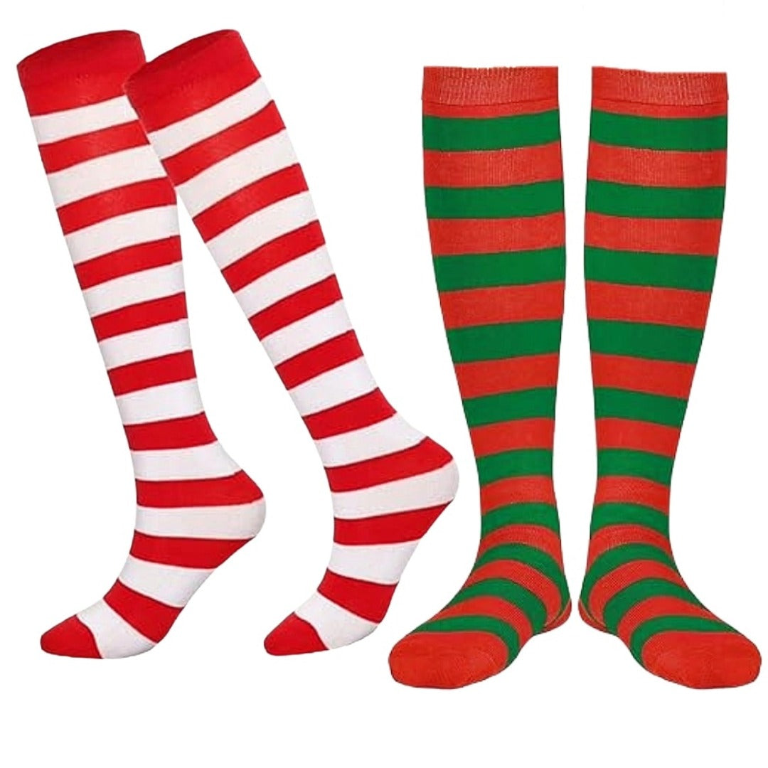 Striped Patterned Tube Socks (Knee High)