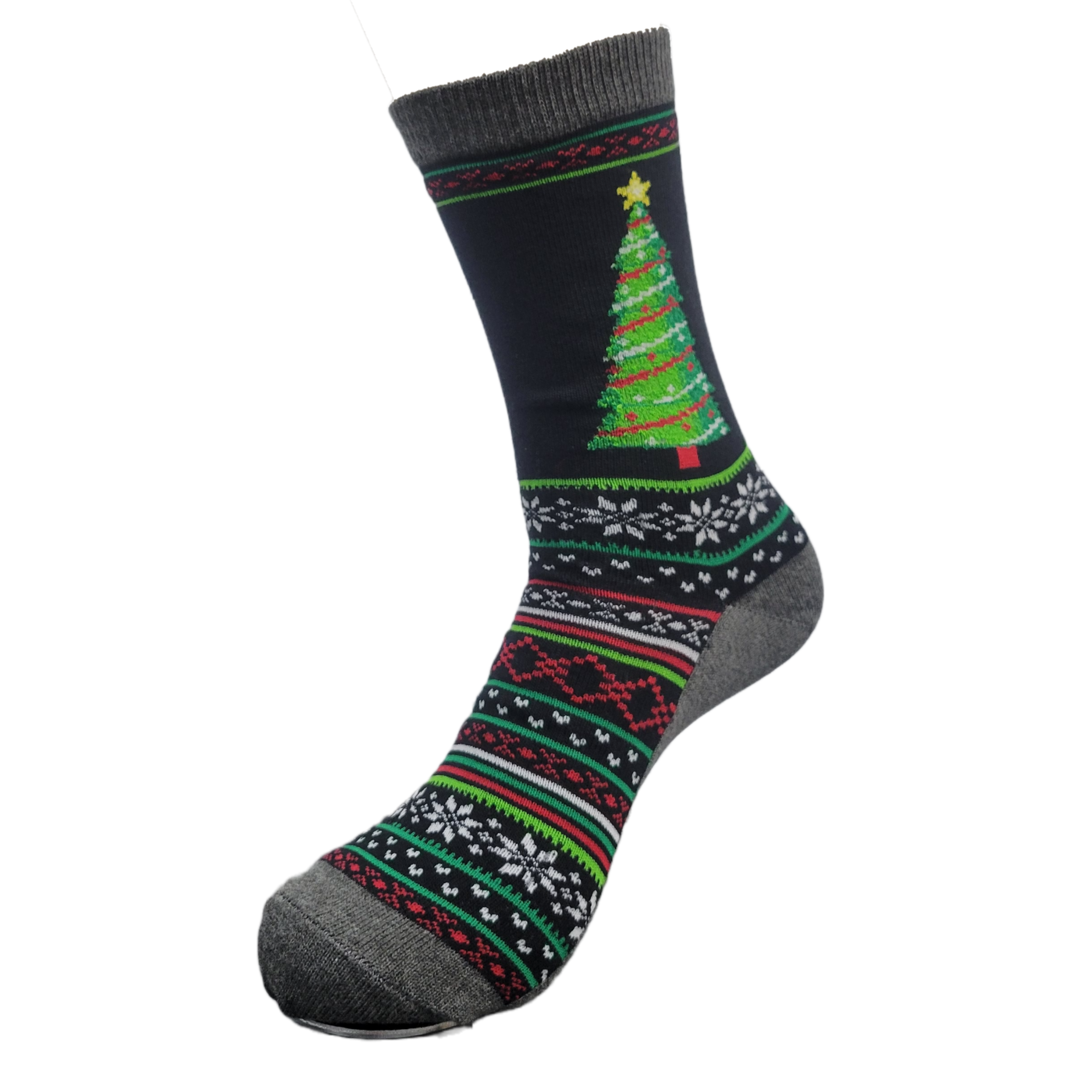 Christmas Tree Socks (Adult Medium)