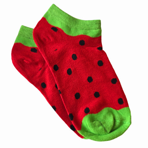 Watermelon Ankle Socks (Adult Medium - Women's Shoe Sizes 5-10)