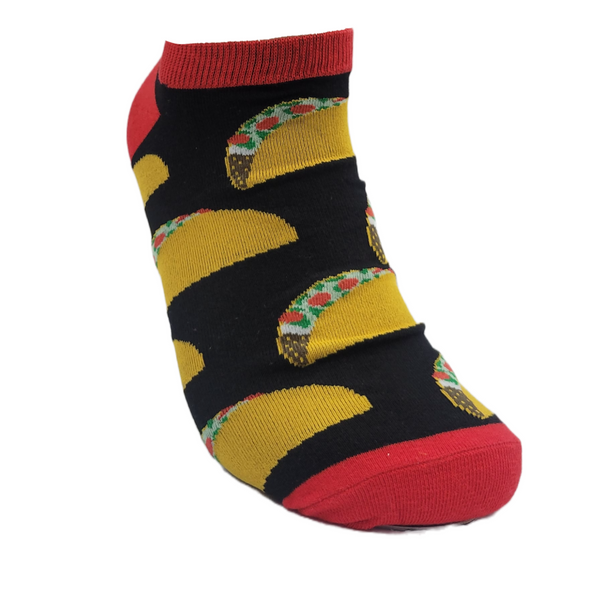 Taco Tuesday Patterned Ankle Socks (Adult Large)