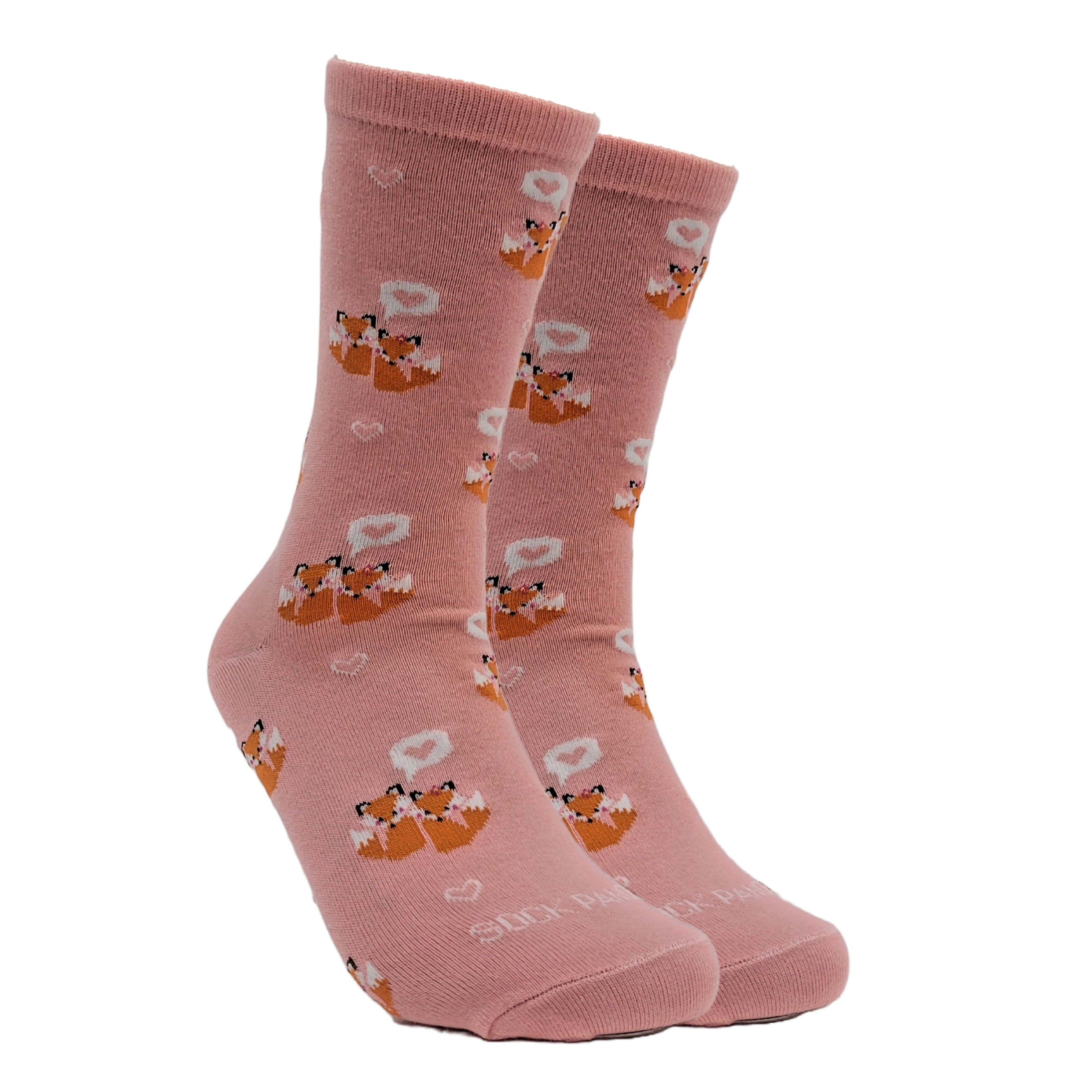 Love Foxes Socks from the Sock Panda (Adult Medium)