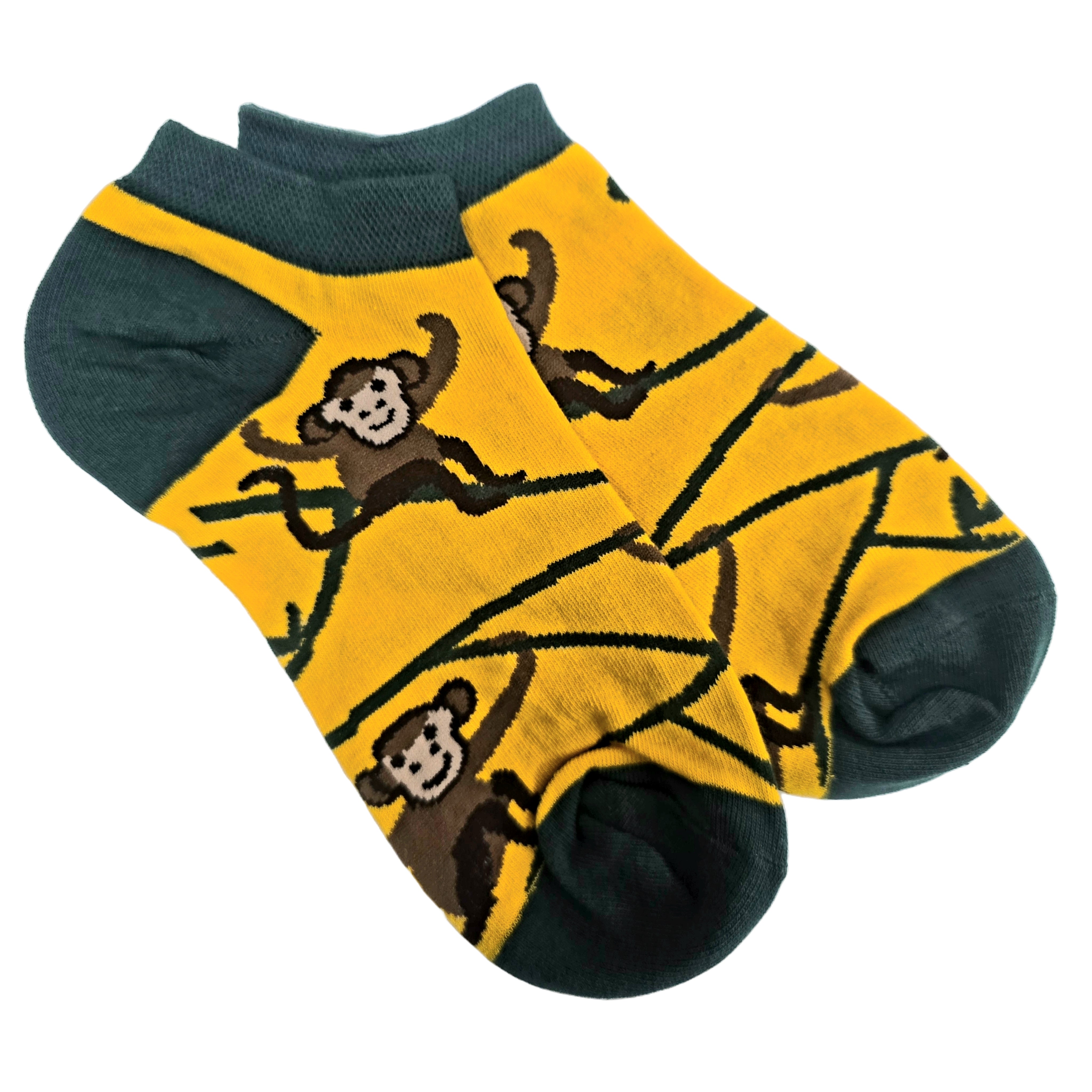 Monkey Ankle Socks from Sock Panda (Adult Medium - Women's Shoe Sizes 5-10)