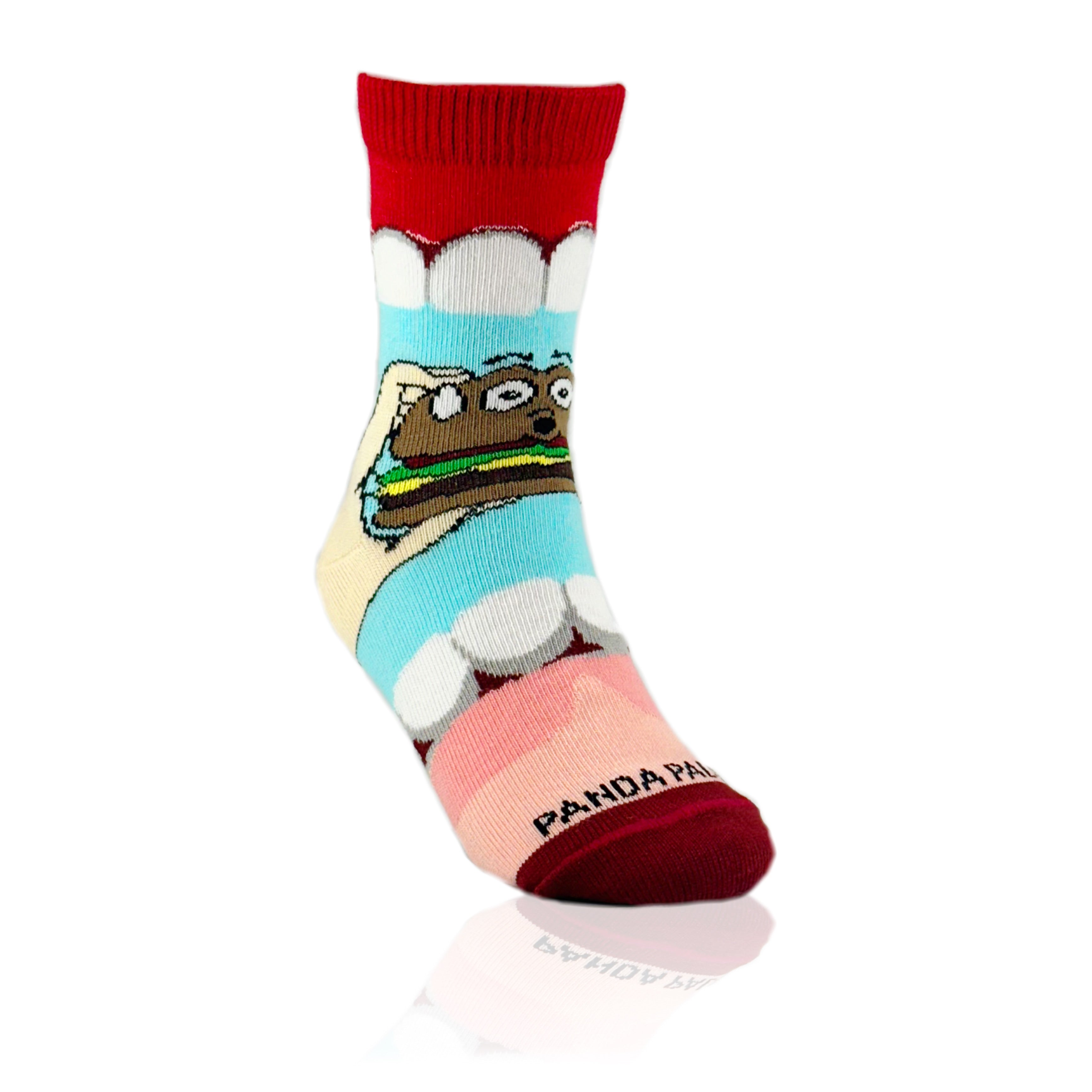 Yummy Hamburger Socks from the Sock Panda (Ages 3-7)