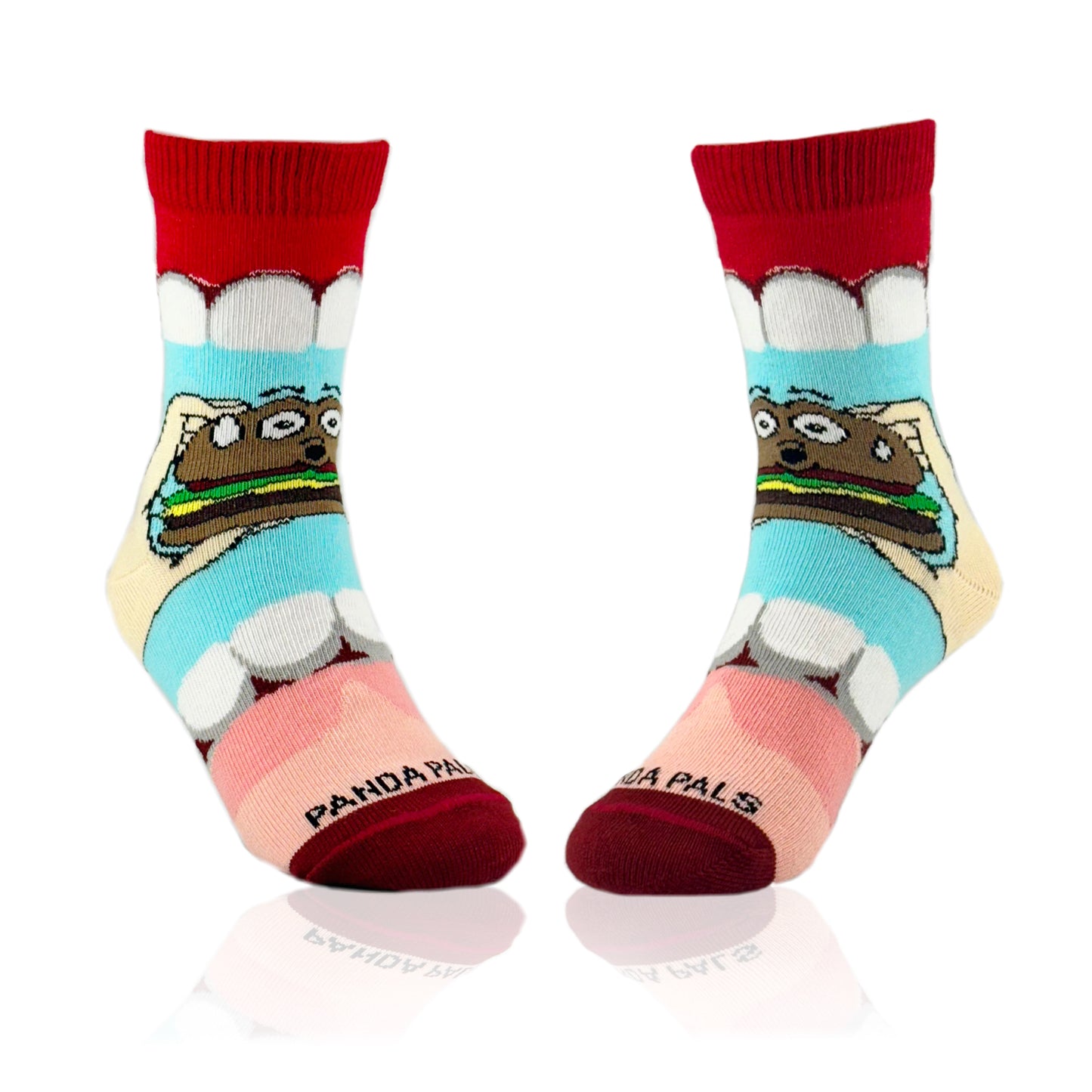 Yummy Hamburger Socks from the Sock Panda (Ages 3-7)