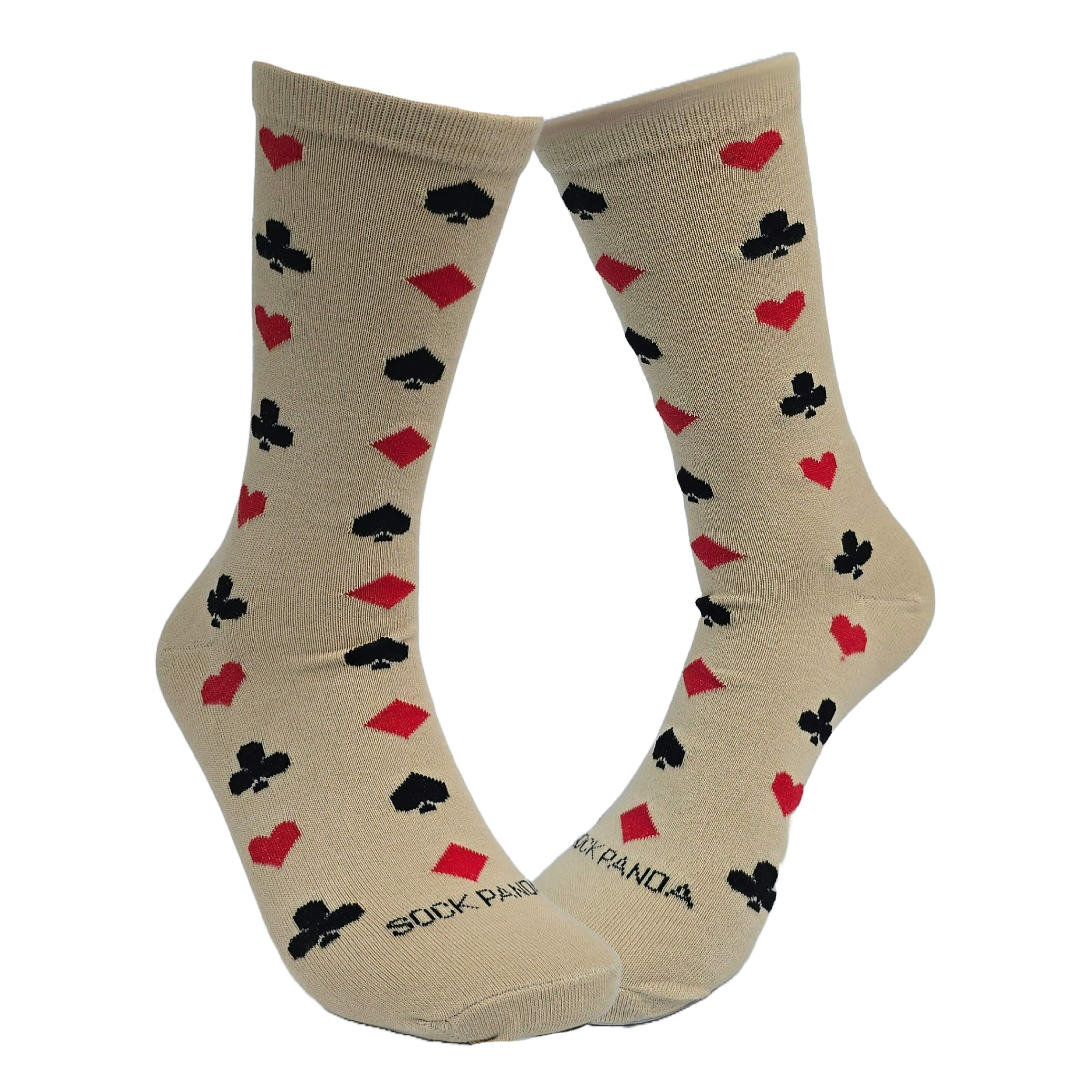 Playing Card Suit Socks from the Sock Panda (Adult Medium)