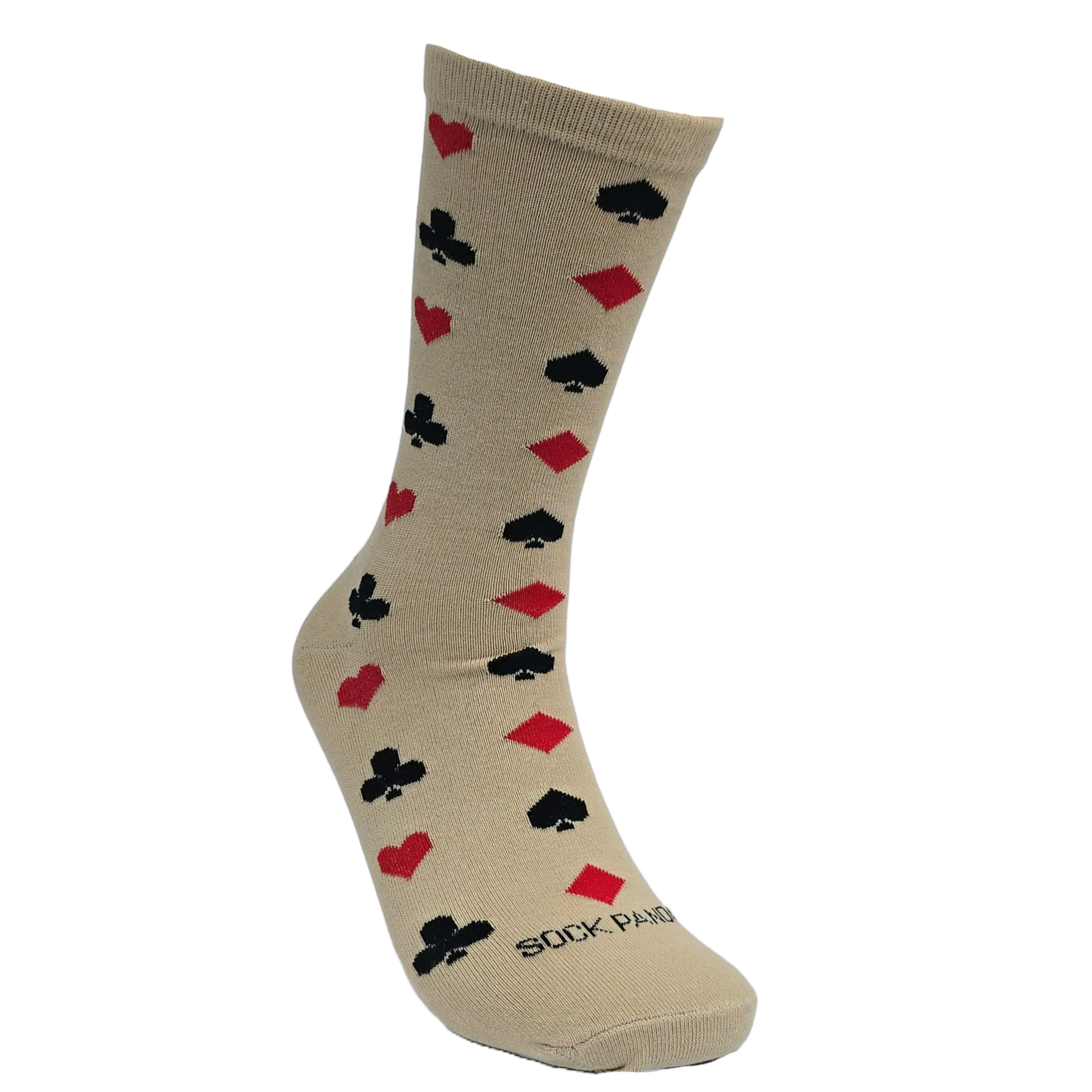 Playing Card Suit Socks from the Sock Panda (Adult Medium)