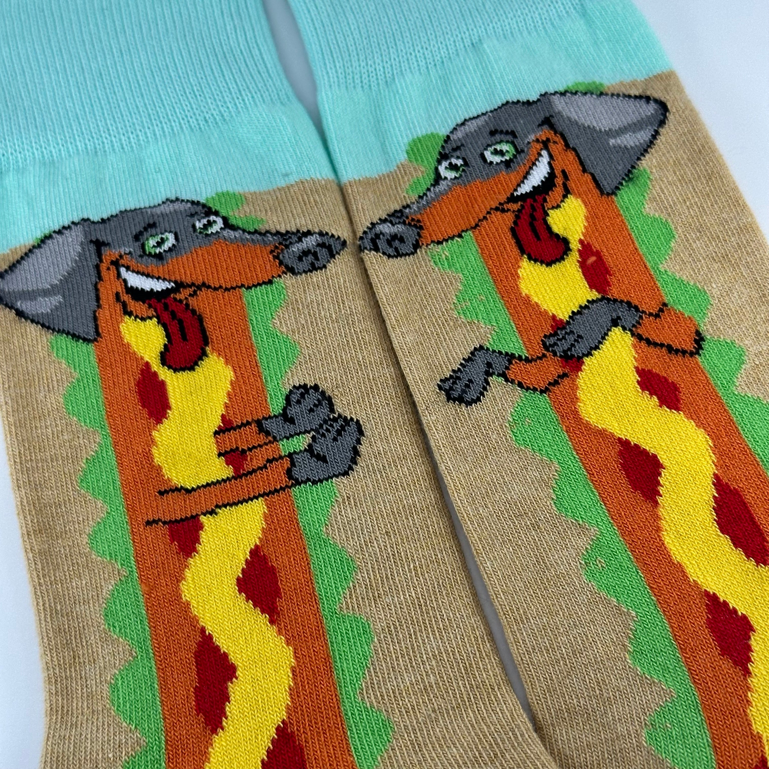 Hot Dog from the Sock Panda (Adult Small - Shoe Sizes 2-5)