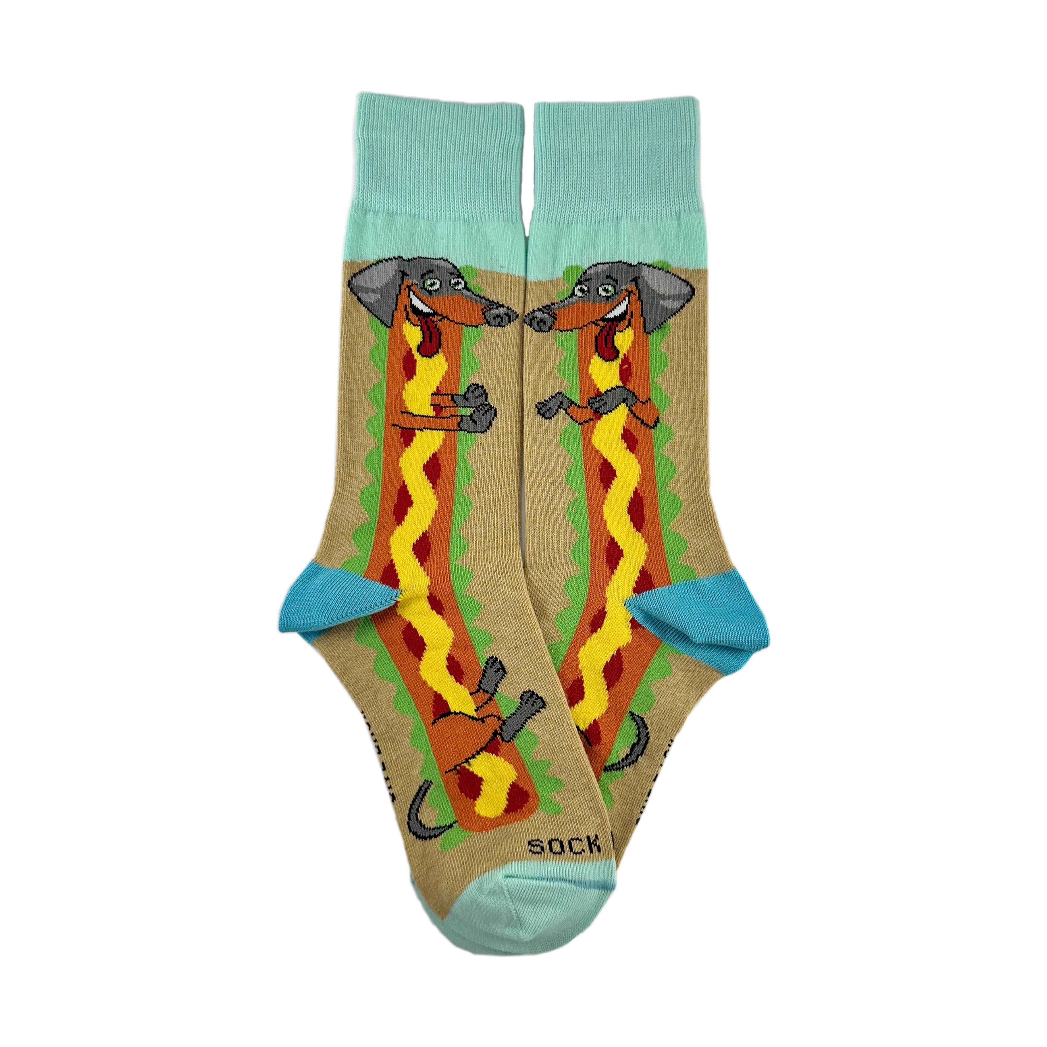 Hot Dog from the Sock Panda (Adult Small - Shoe Sizes 2-5)