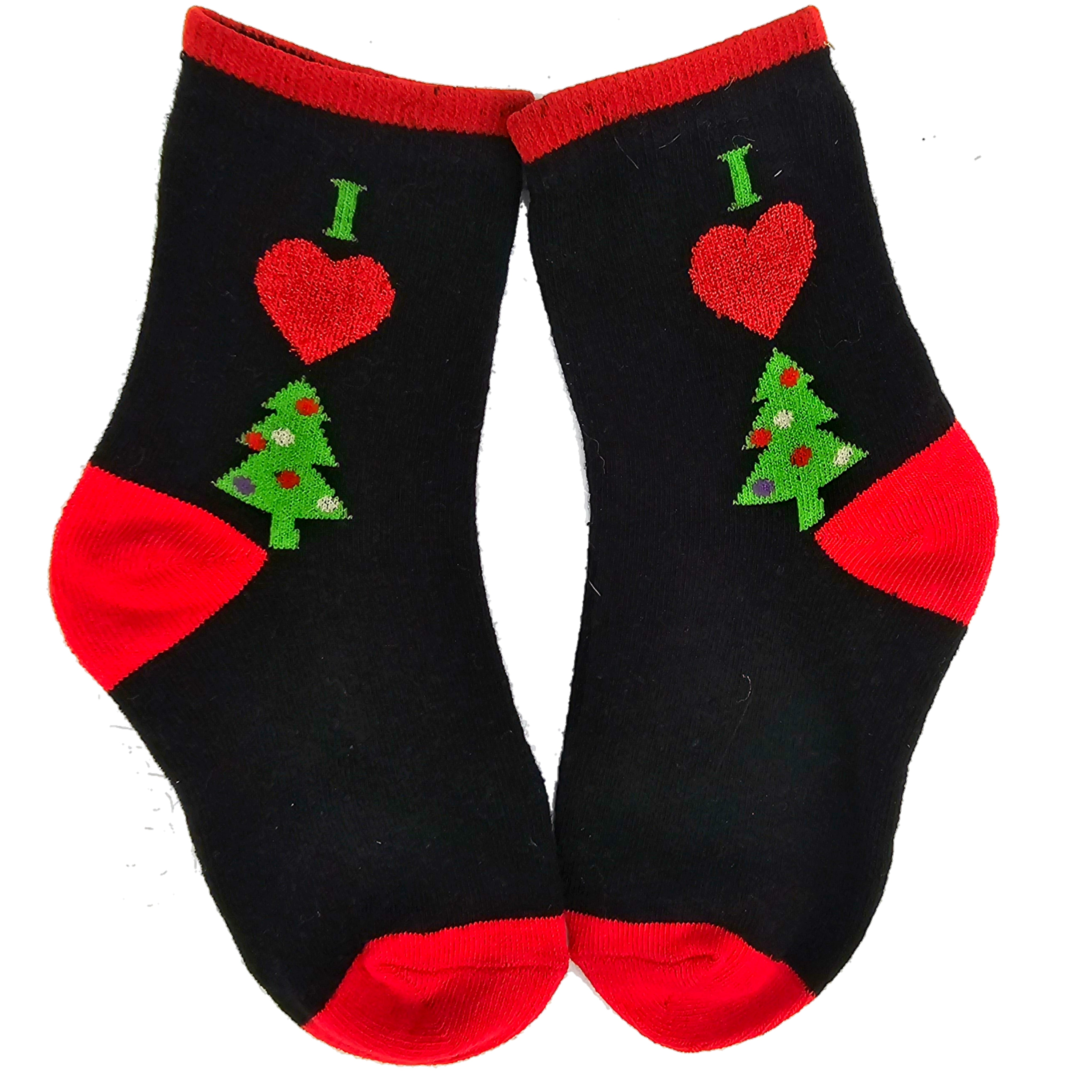 I Love Christmas Socks (Ages 1-2 & 3-5)