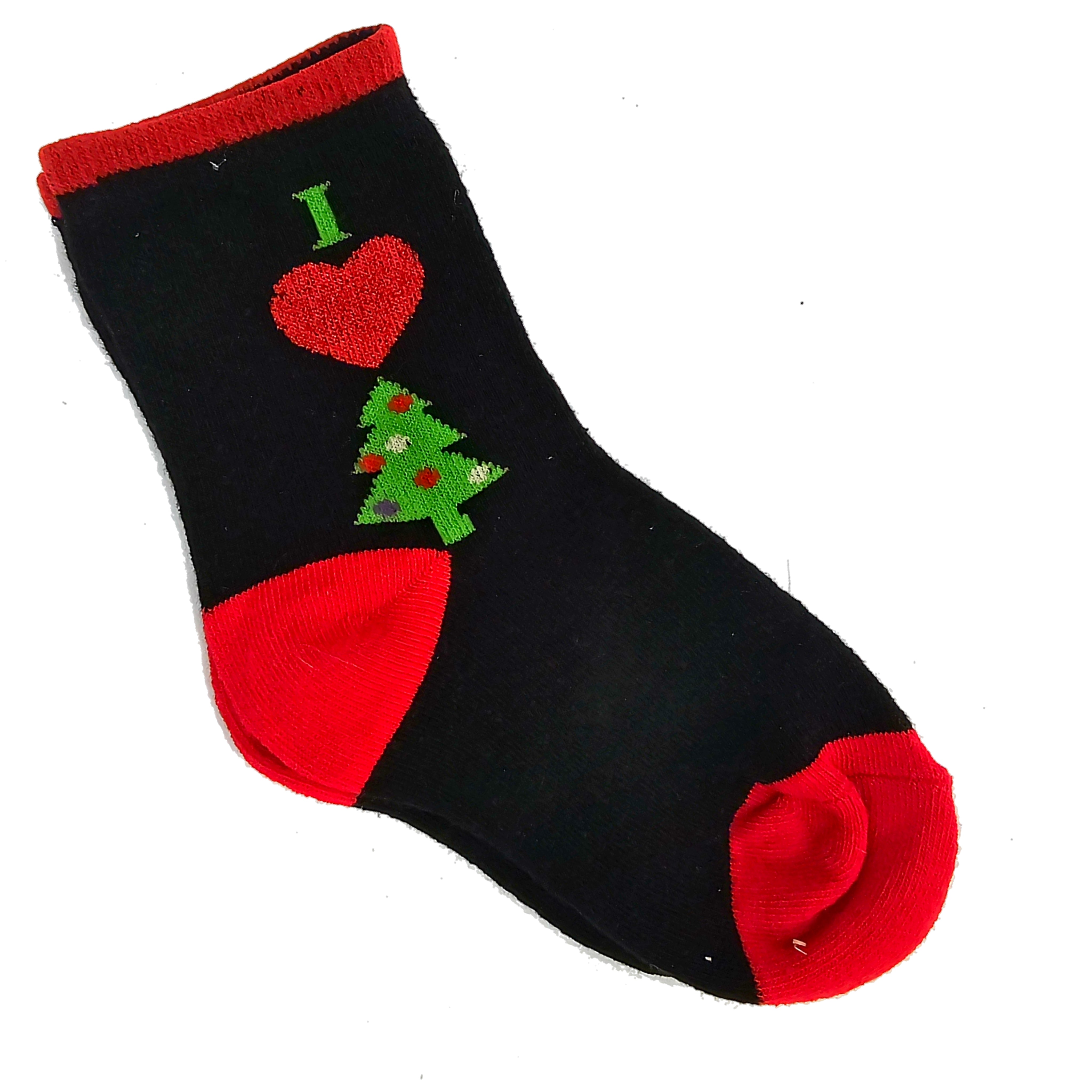 I Love Christmas Socks (Ages 1-2 & 3-5)