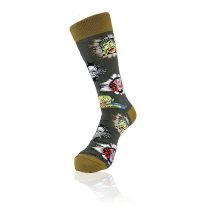 Peeking Monster Socks from the Sock Panda (Adult Large - Men's Shoe Sizes 8-12)