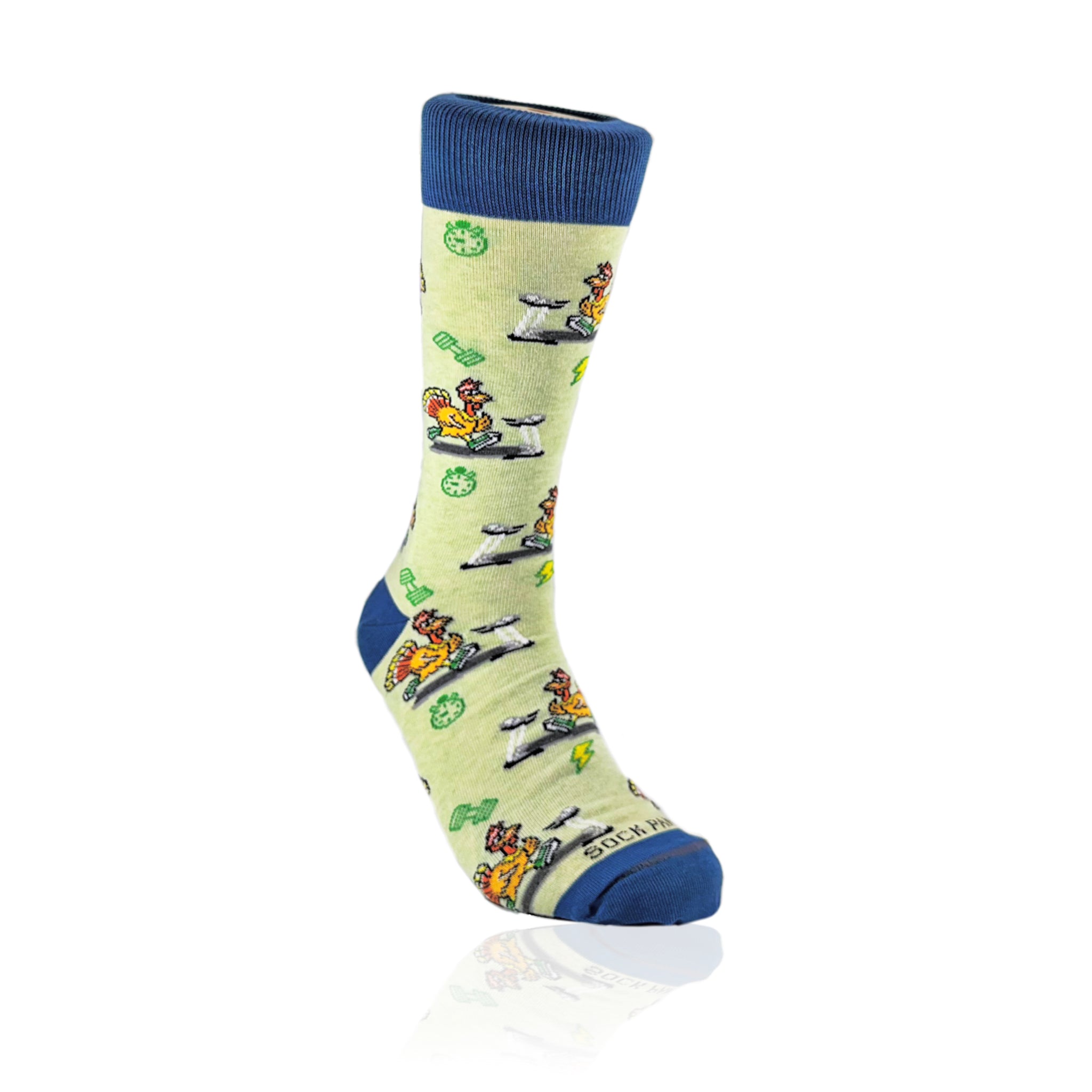 Running Turkey Socks from the Sock Panda (Adult Large) - Turkey Trot