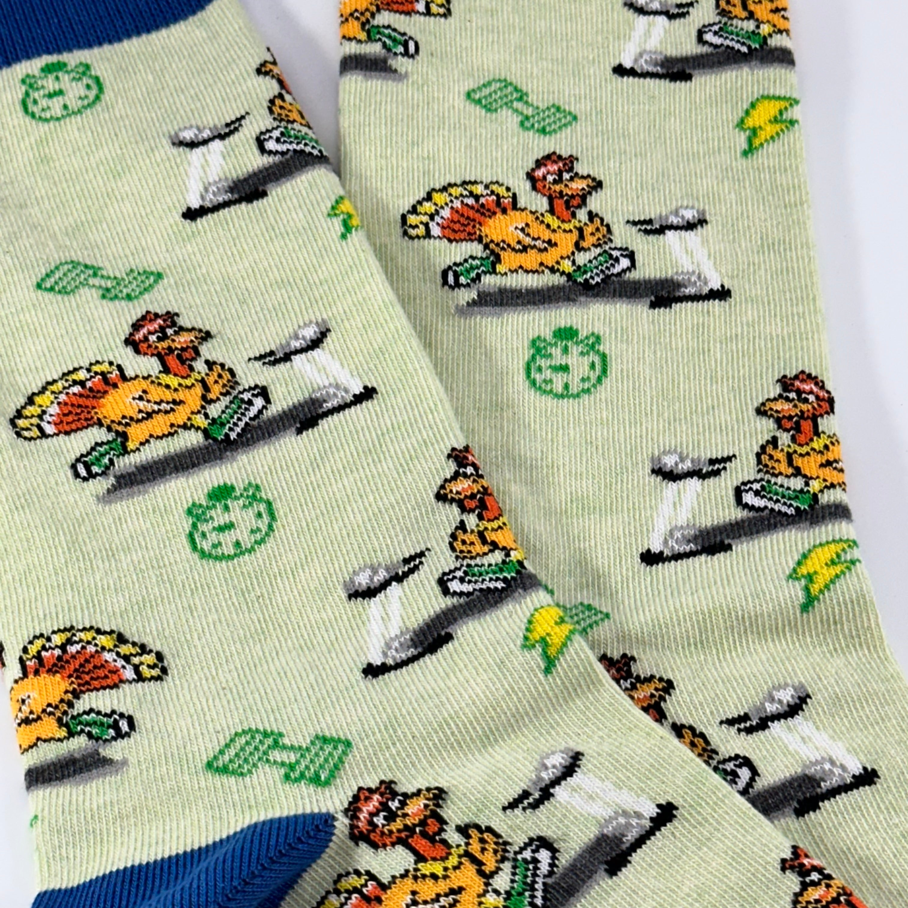 Running Turkey Socks from the Sock Panda (Adult Large) - Turkey Trot