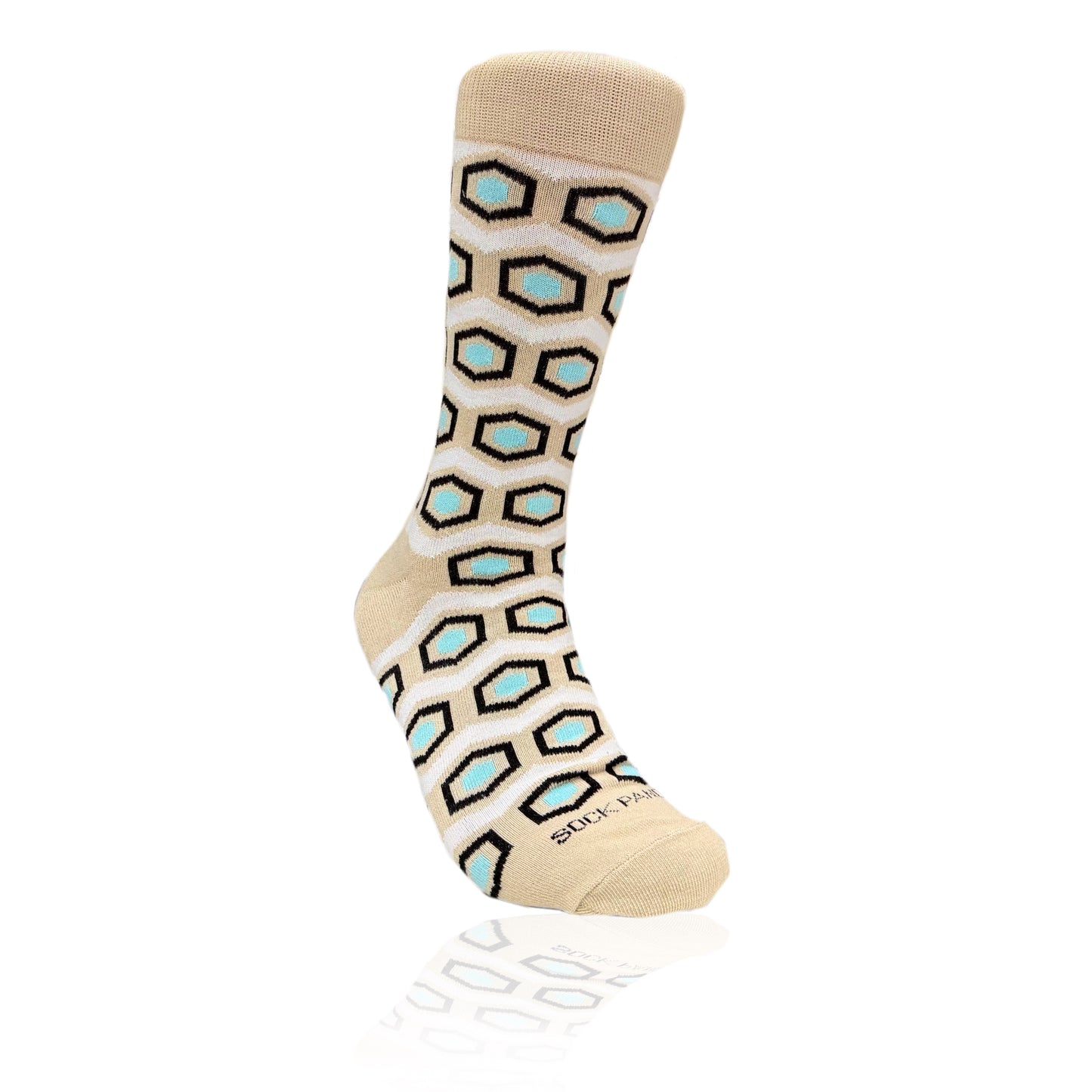 Hexagon Pattern Socks from the Sock Panda (Adult Large)