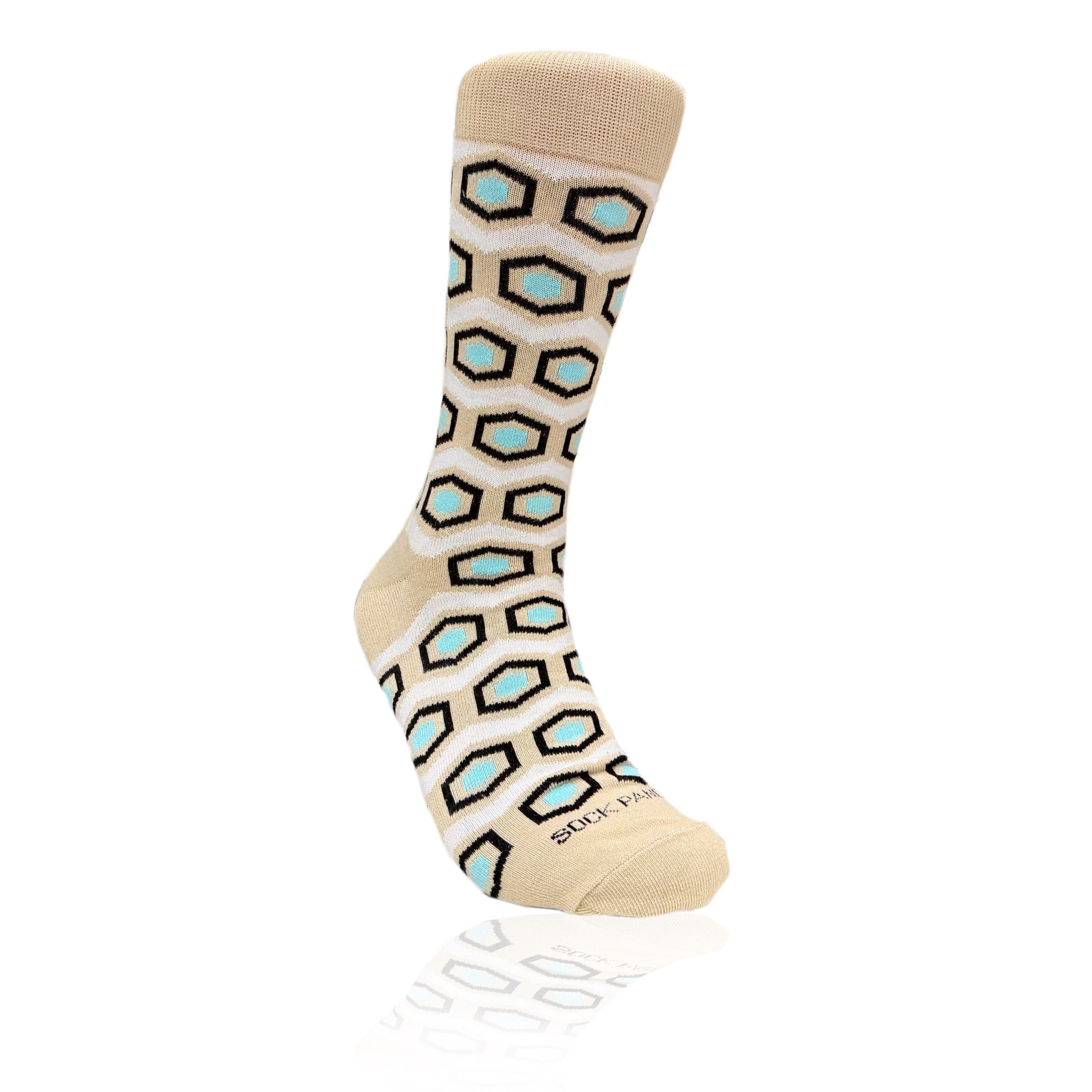 Hexagon Pattern Socks from the Sock Panda (Adult Large)