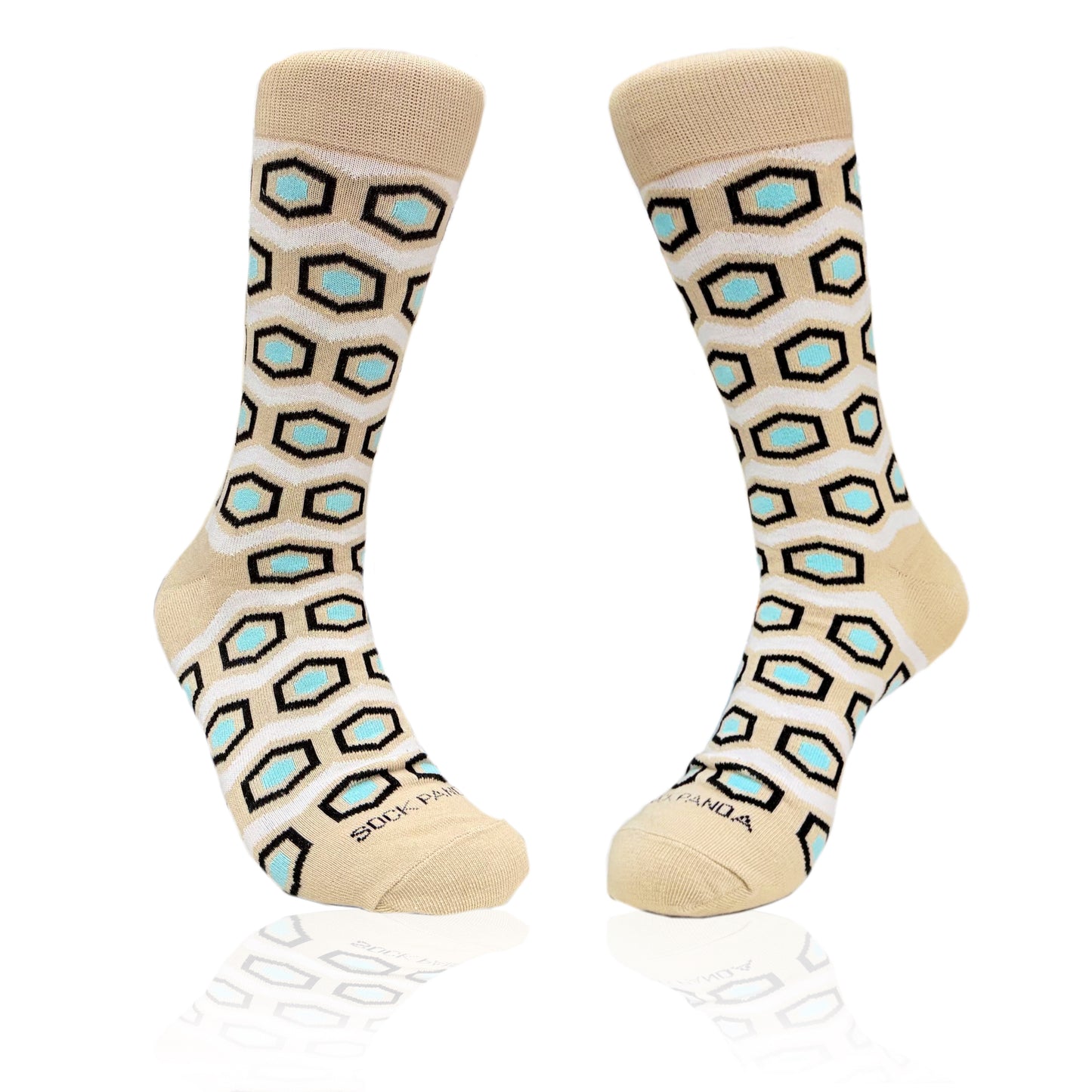 Hexagon Pattern Socks from the Sock Panda (Adult Large)