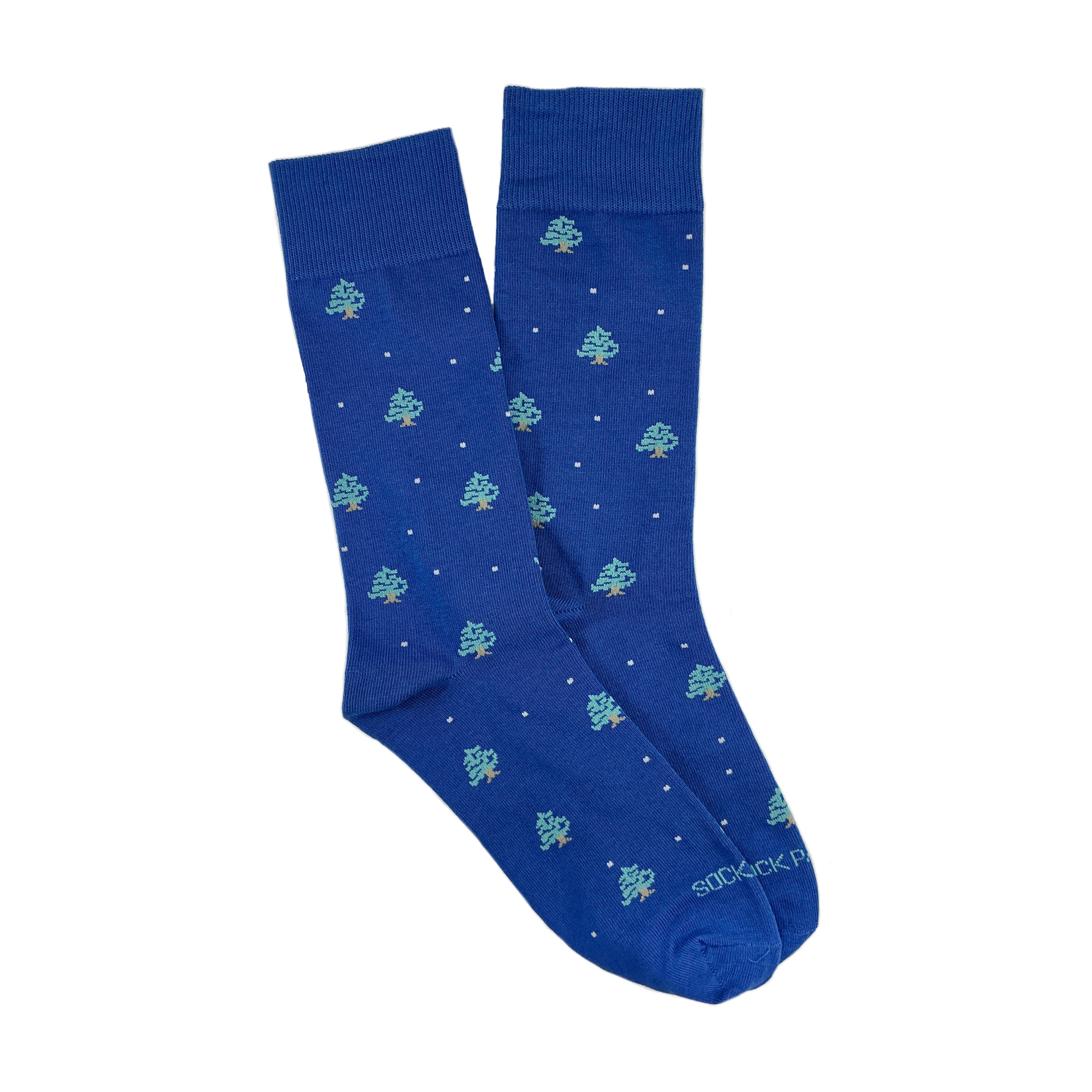 Pine Tree Pattern Socks from the Sock Panda (Adult Large)