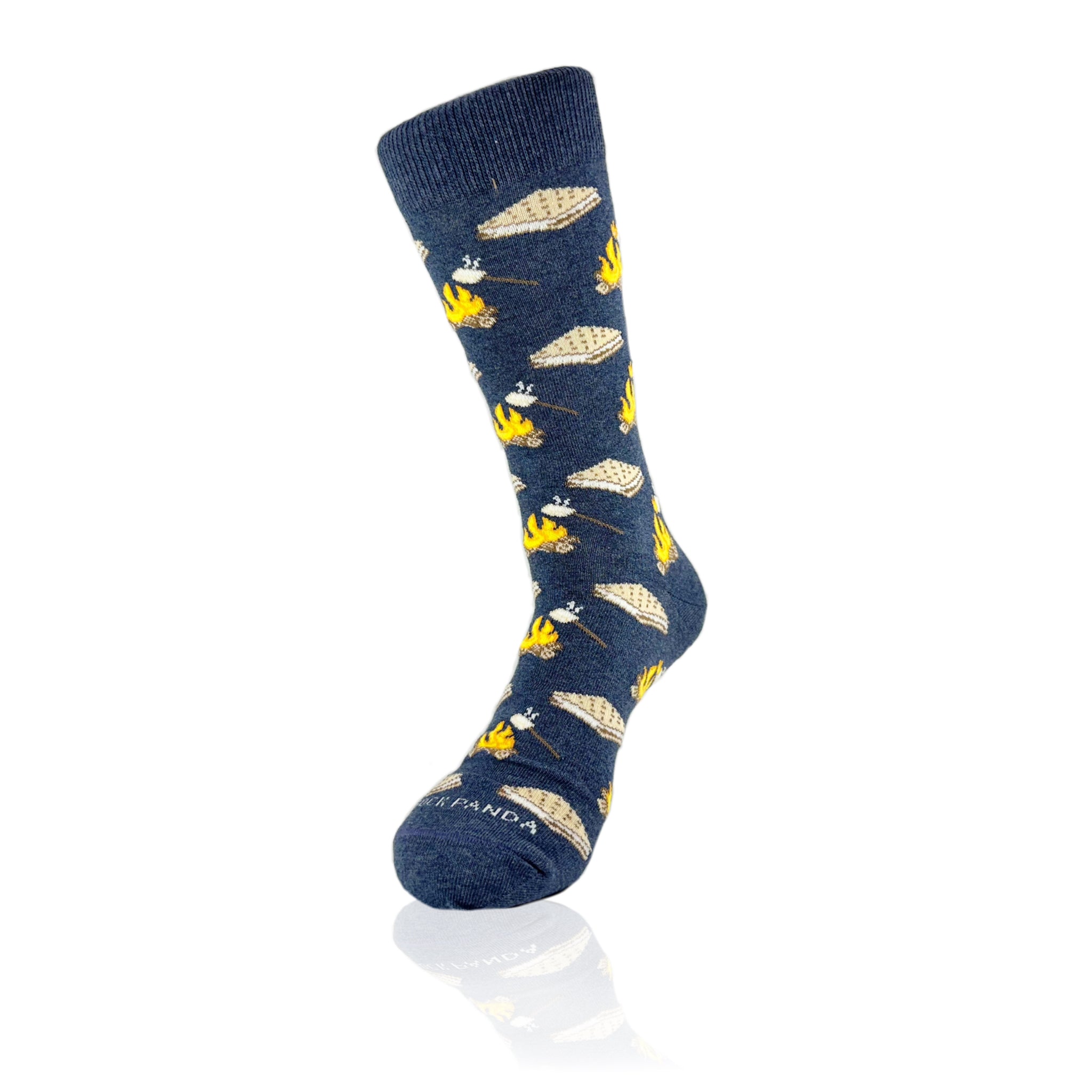 Smores Socks from the Sock Panda (Adult Large - Men's Shoe Sizes 8-12)