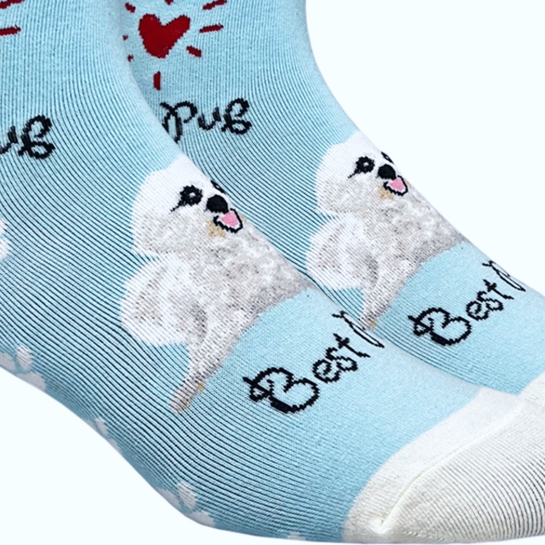 Maltipoo Dog Socks (Adult Medium - Women's Shoe Sizes 5-10)