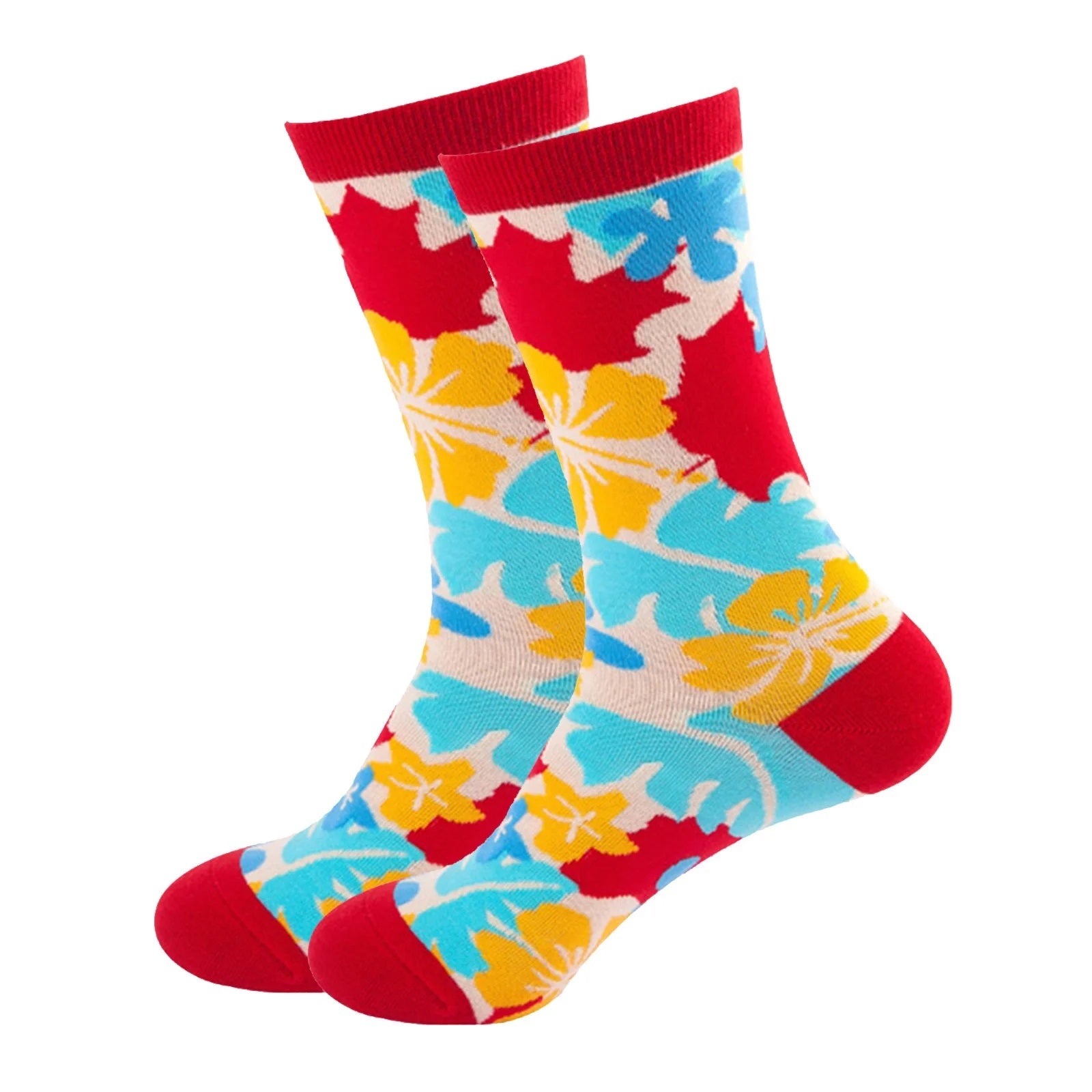 Colorful Maple Leaf Pattern Socks from the Sock Panda (Adult Medium - Women's Shoe Sizes 5-10)