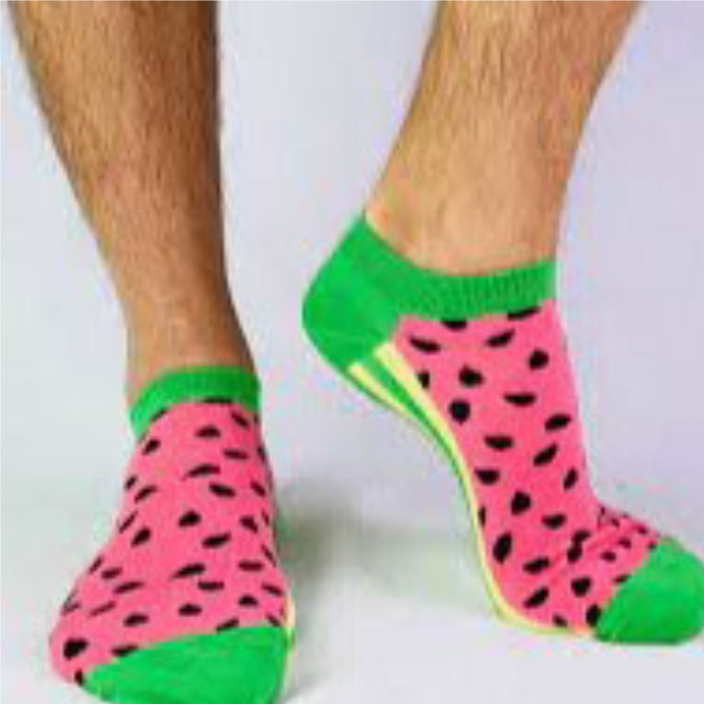 Watermelon Ankle Socks from the Sock Panda