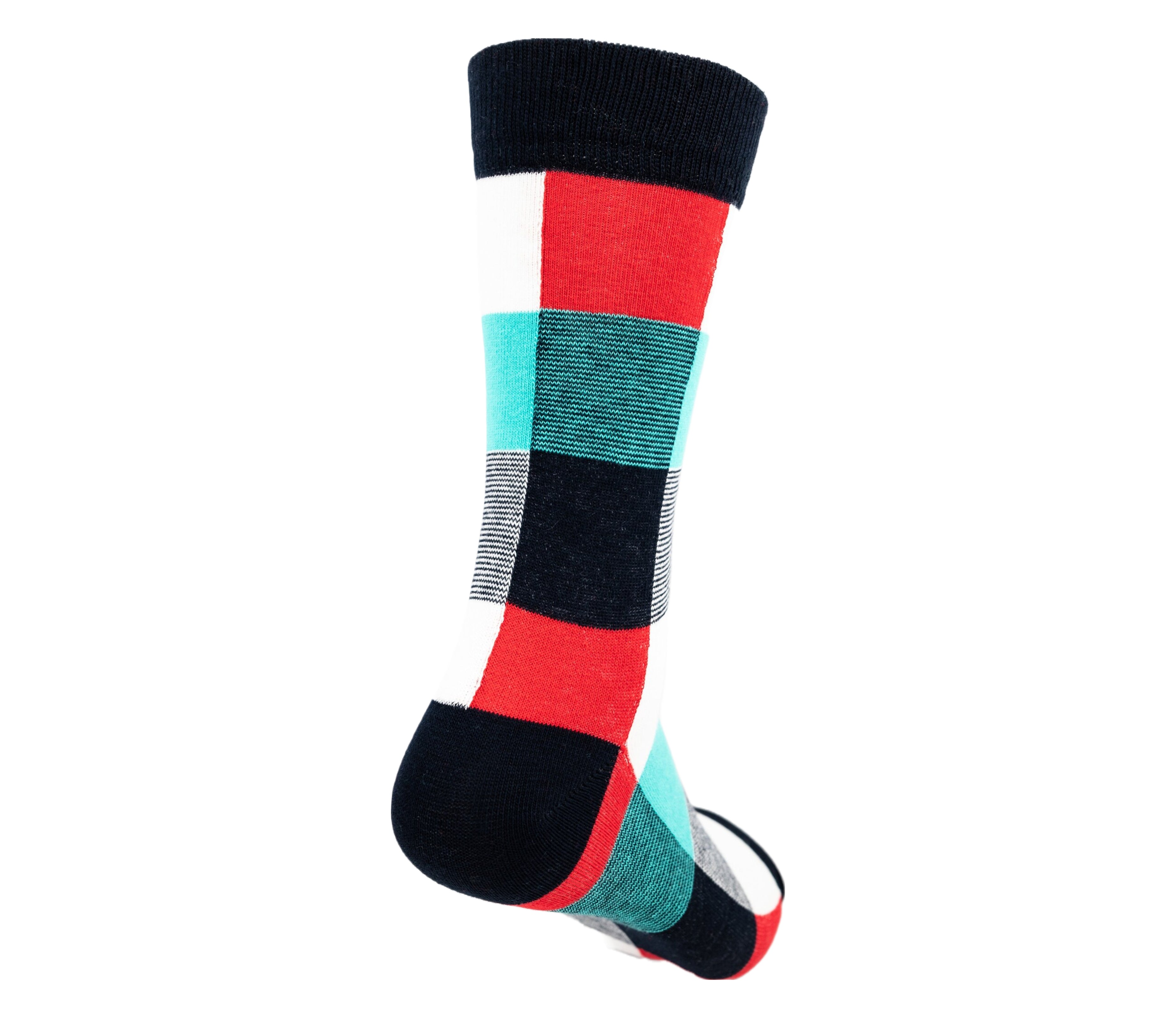 Colorful Square Pattern Socks from the Sock Panda (Adult Large)