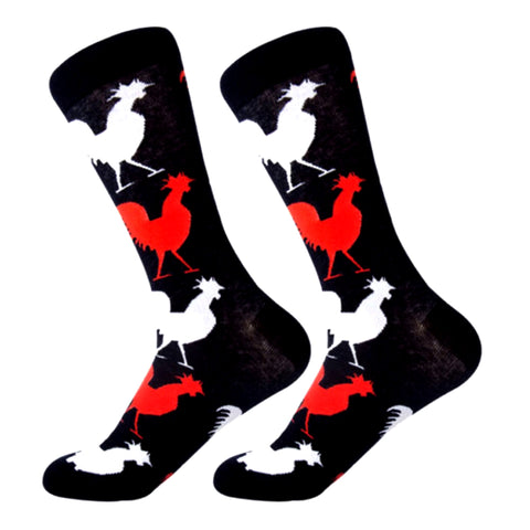 Rooster Pattern Socks from the Sock Panda (Adult Medium - Women's Shoe Sizes 5-10)