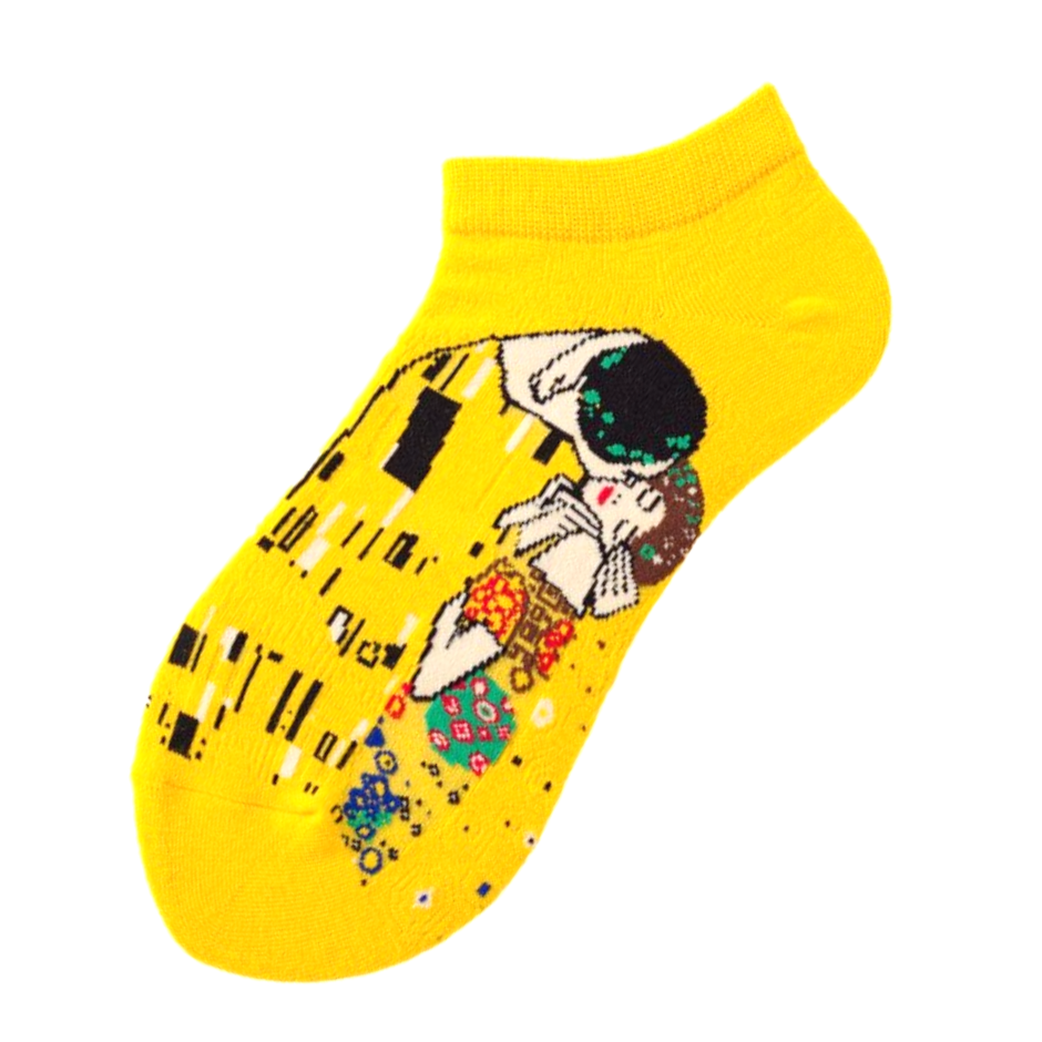 The Kiss Famous Art Ankle Socks from the Sock Panda