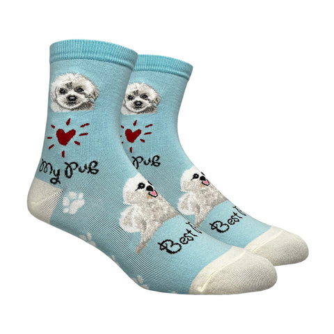 Maltipoo Dog Socks (Adult Medium - Women's Shoe Sizes 5-10)