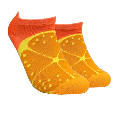 Oranges Ankle Socks (Adult Medium - Women's Shoe Sizes 5-10)