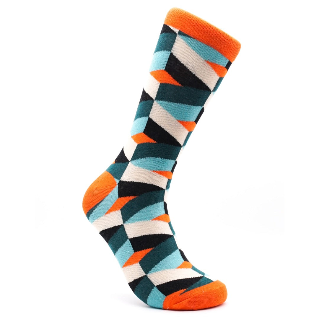 Funky Geometric Patterned Socks from the Sock Panda1