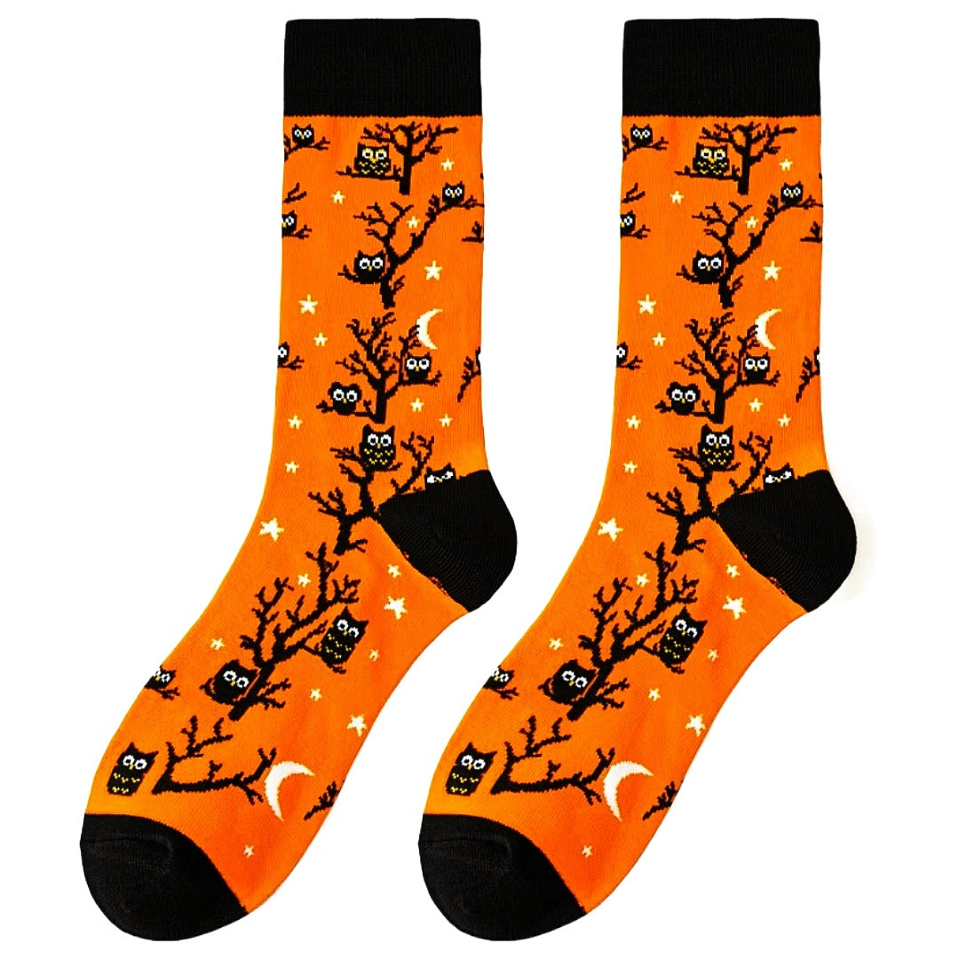 Owls in a Tree Socks from the Sock Panda