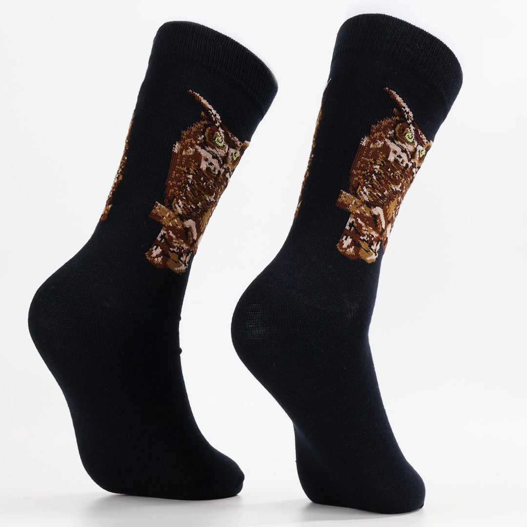 Owl Socks from the Sock Panda (Adult Medium - Women's Shoe Sizes 5-10)