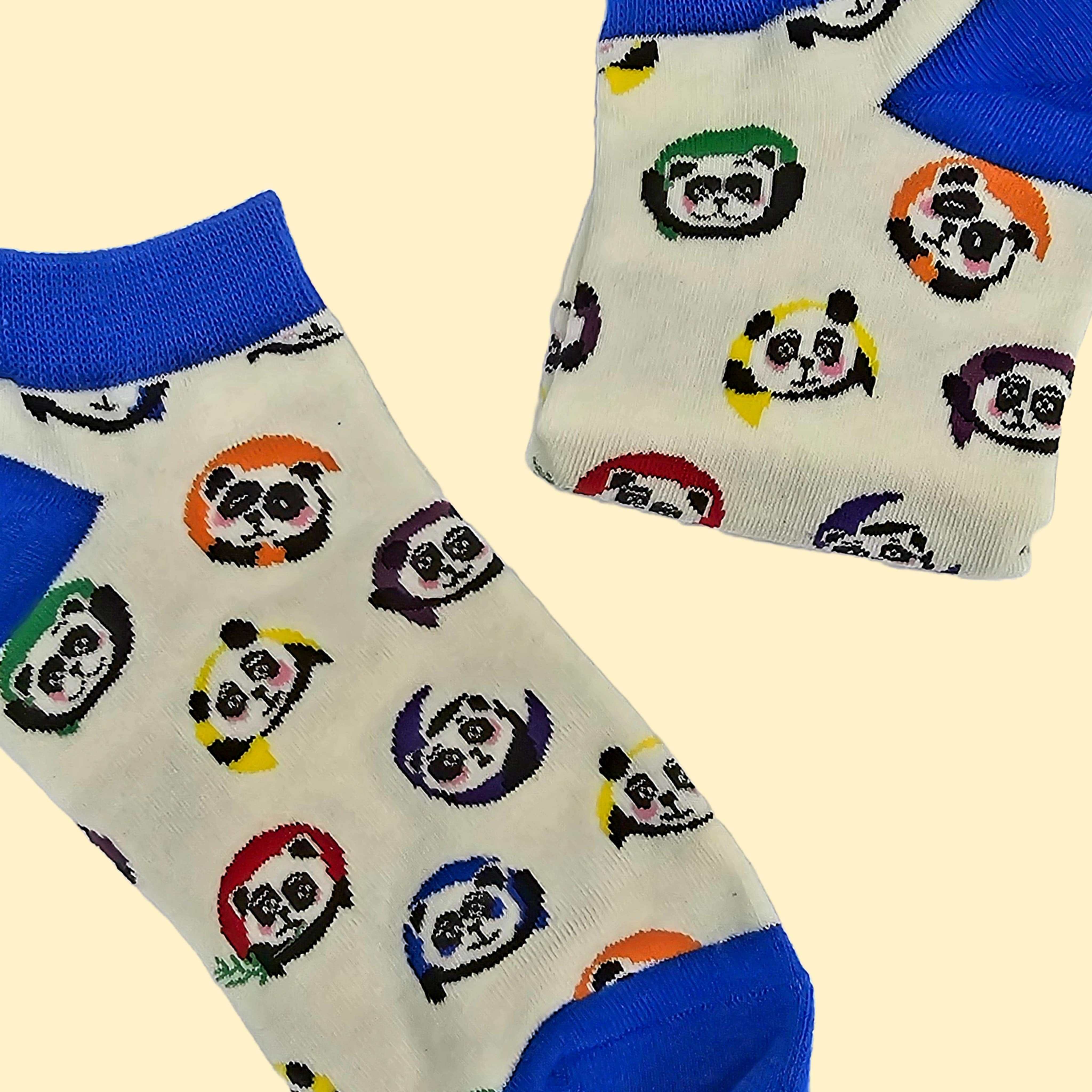 Panda Face Pattern Socks (Adult Medium - Women's Shoe Sizes 5-10)