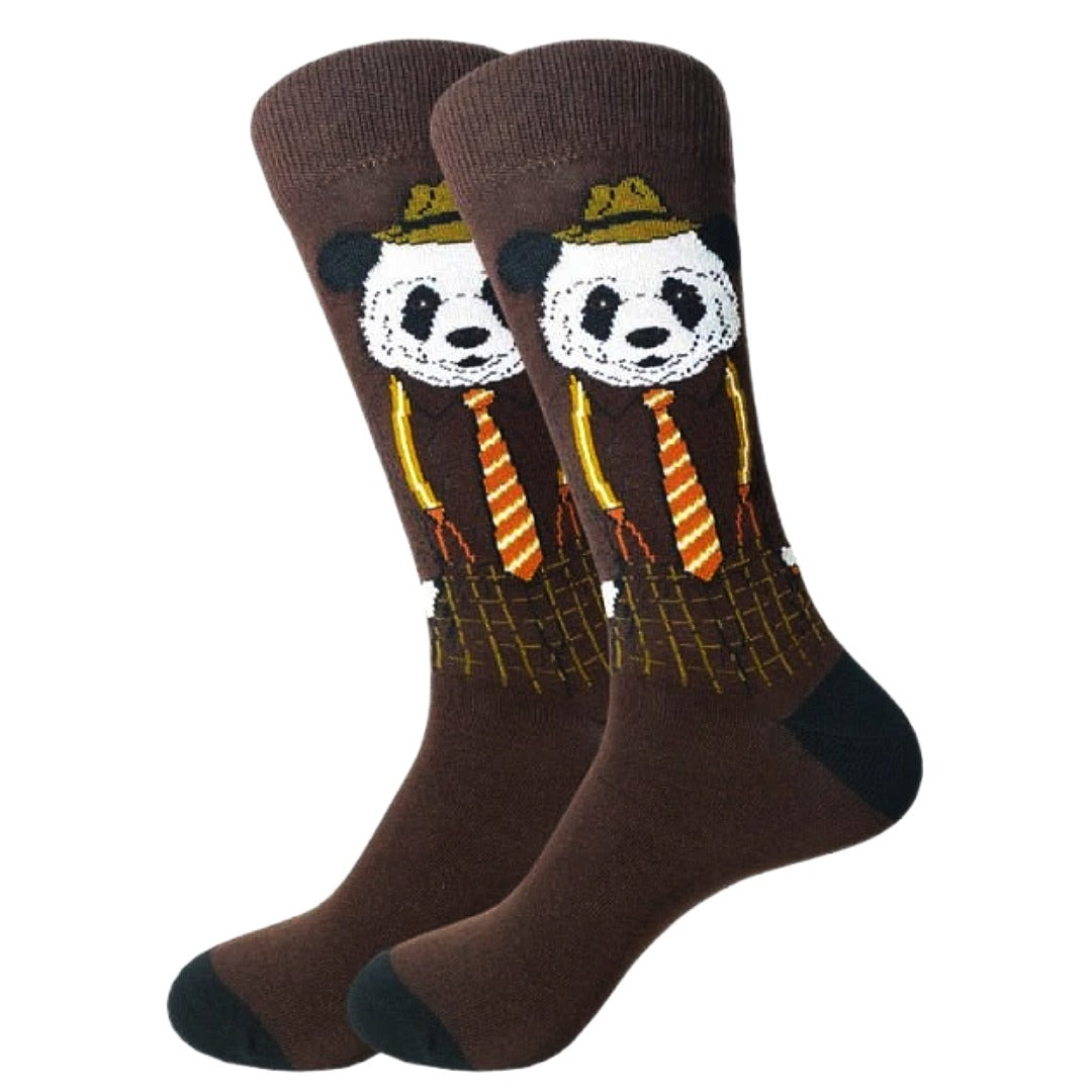 Dapper Panda Socks from the Sock Panda (Adult Large)