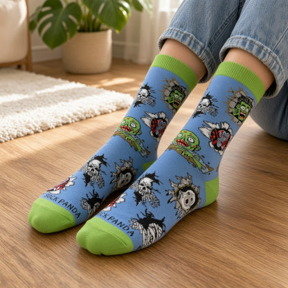 Peeking Monster Socks from the Sock Panda (Adult Small - Shoe Sizes 2-5)