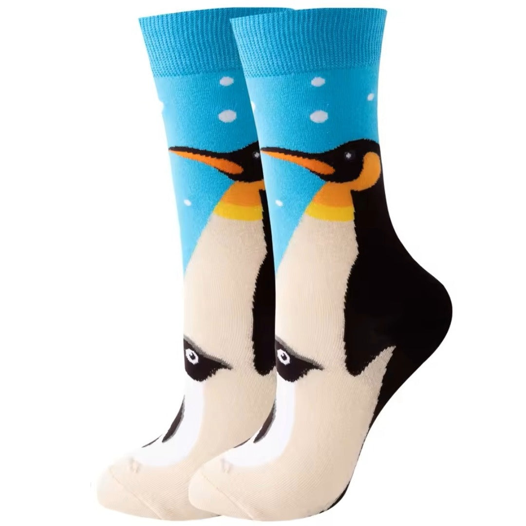 Penguin Socks from the Sock Panda (Adult Medium - Women's Shoe Sizes 5-10)